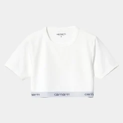 Unterwäsche>Carhartt WIP W' Script Crop Top White