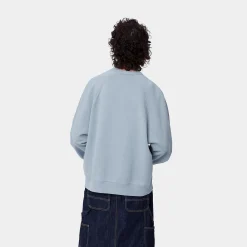 Sweats>Carhartt WIP W' Signature Sweat Dusty Ice / White