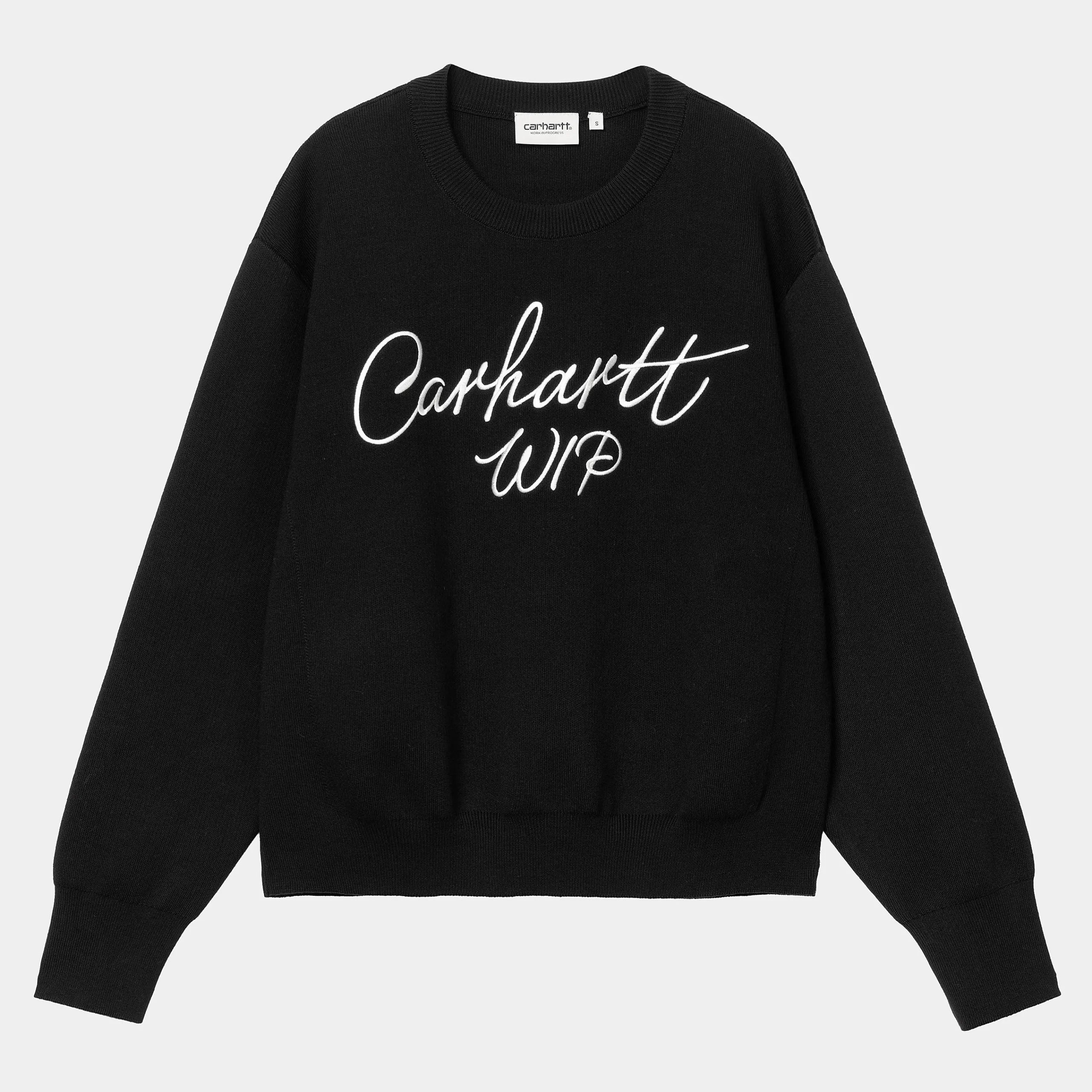 Strick>Carhartt WIP W' Signature Sweater Black / Wax