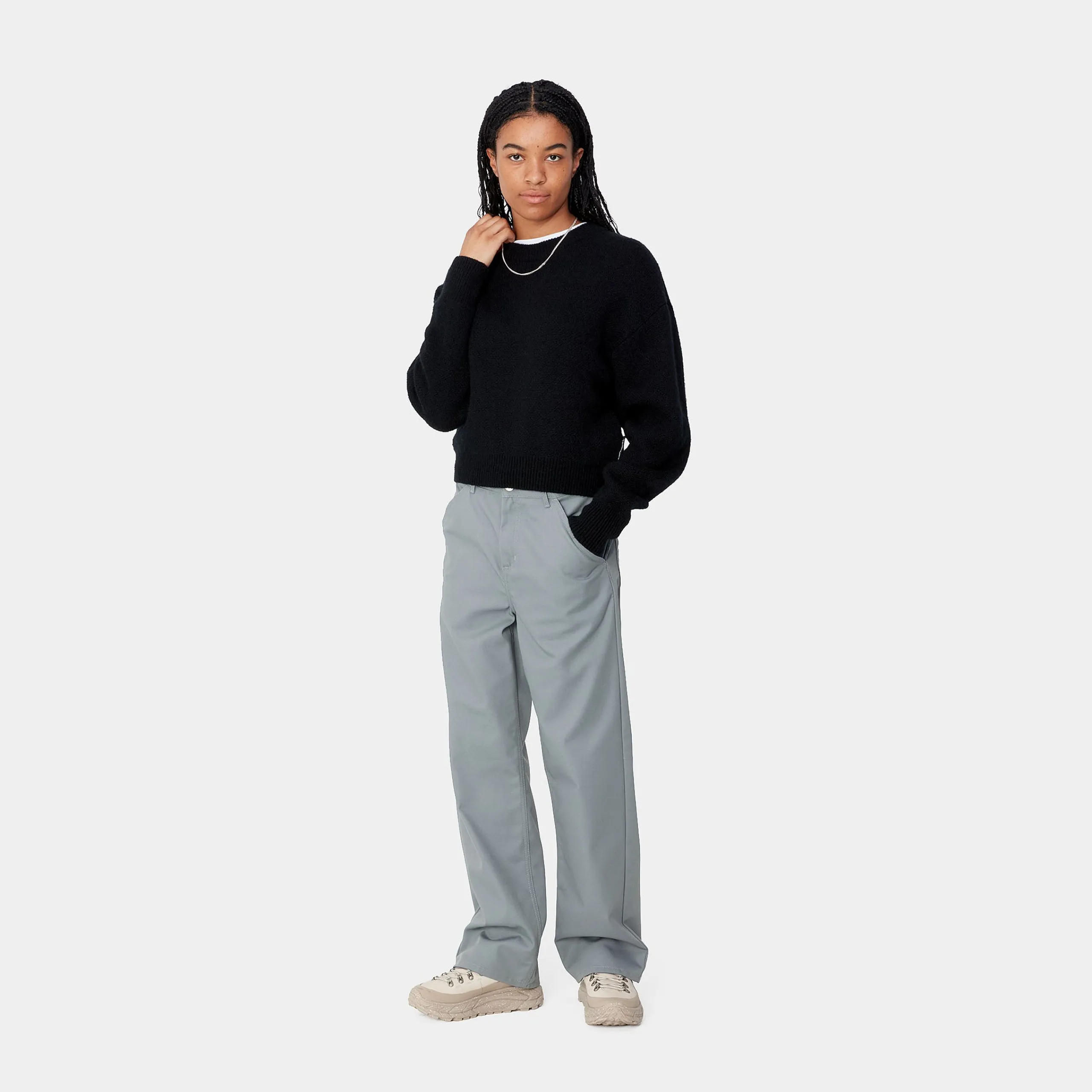 Hosen>Carhartt WIP W' Simple Pant Dove Grey