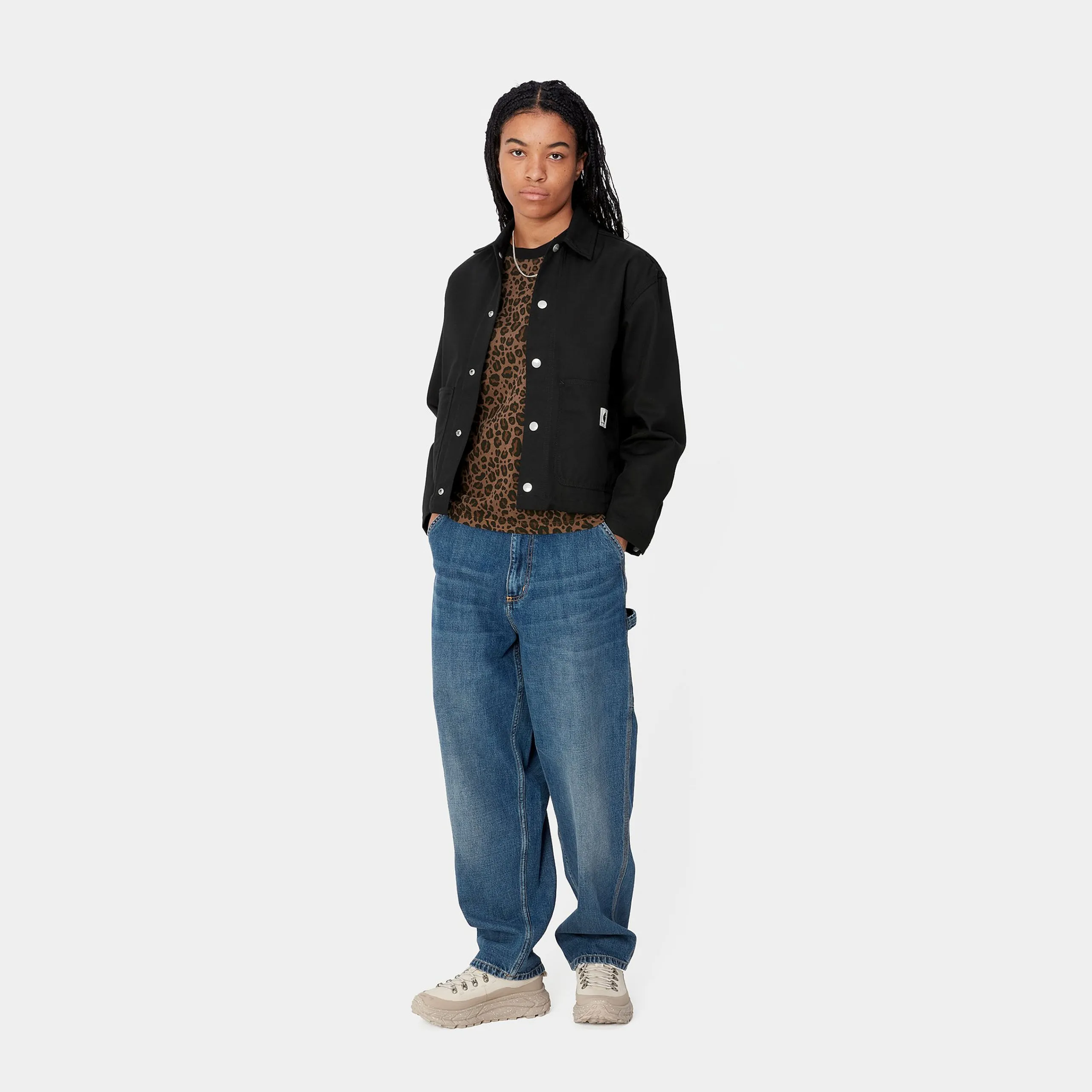 Jacken|Hemden>Carhartt WIP W' Simple Shirt Jac Black