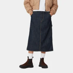 Kleider & Röcke>Carhartt WIP W' Single Knee Skirt Blue