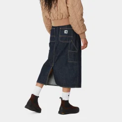Kleider & Röcke>Carhartt WIP W' Single Knee Skirt Blue
