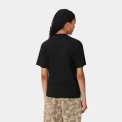 T-Shirts>Carhartt WIP W' S/S Ablaze T-Shirt Black / White