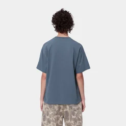 T-Shirts>Carhartt WIP W' S/S American Script T-Shirt Positano