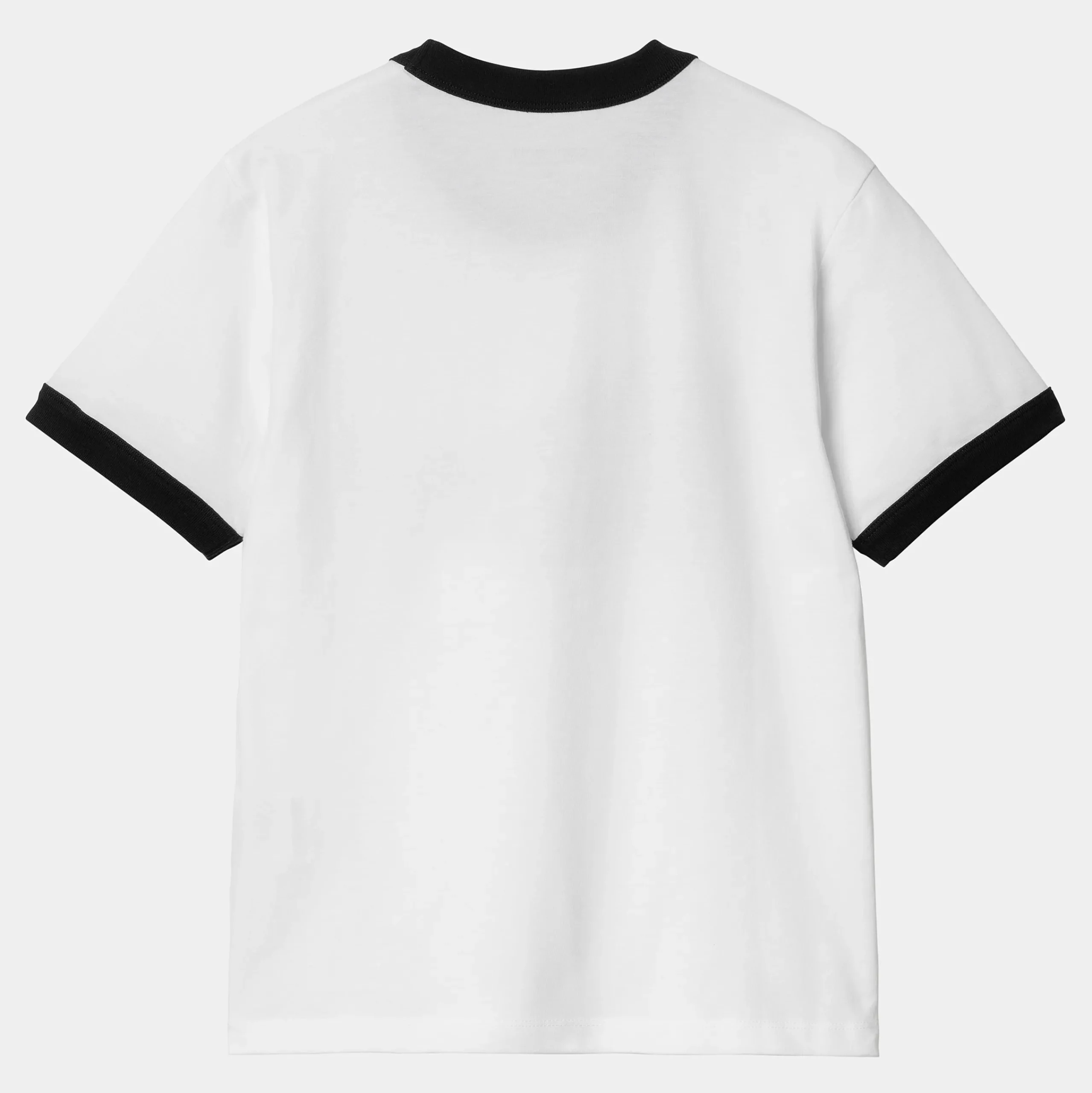 T-Shirts>Carhartt WIP W' S/S Brown Ducks Ringer T-S White / Black