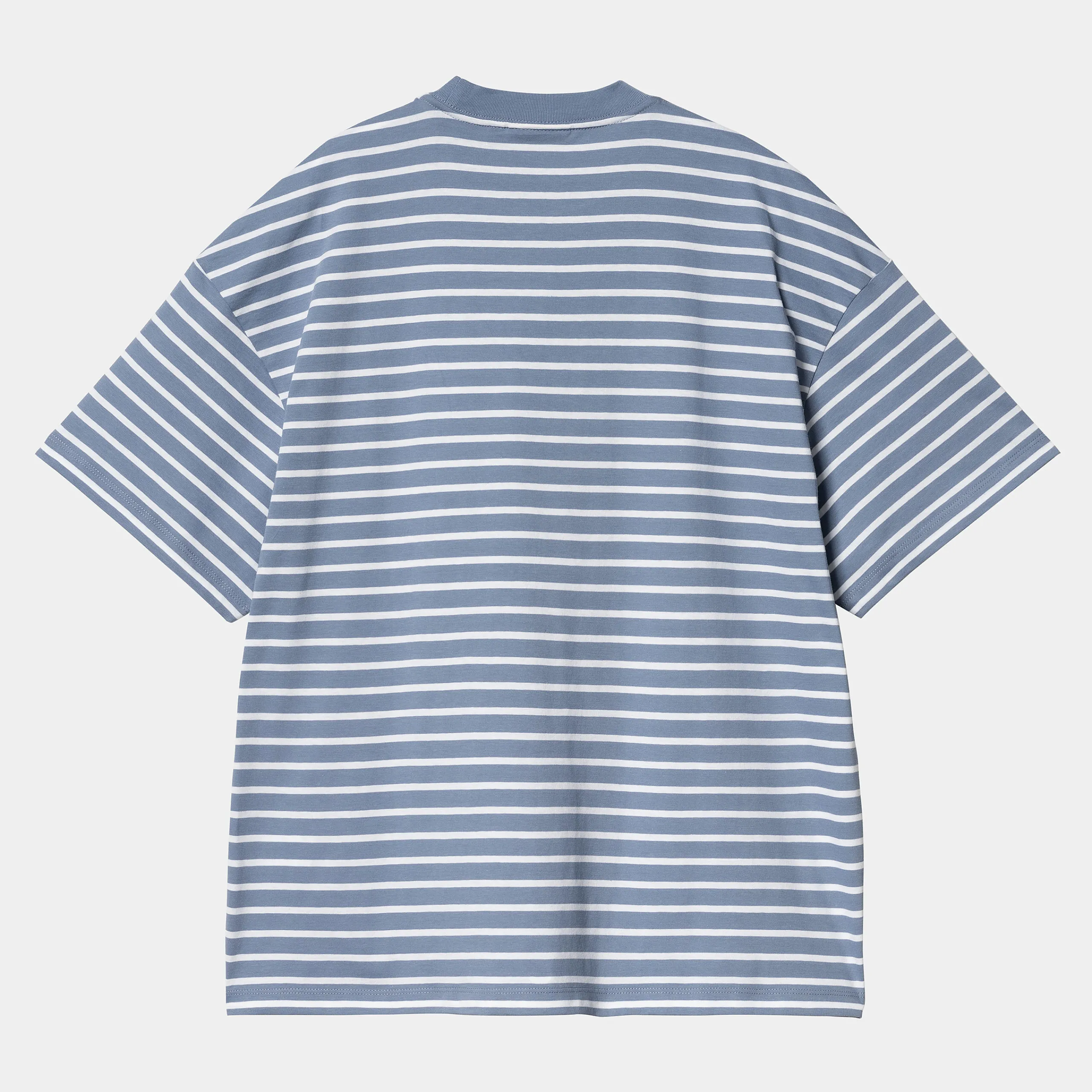 T-Shirts>Carhartt WIP W' S/S Bryna T-Shirt Bryna Stripe, Charm Blue / White
