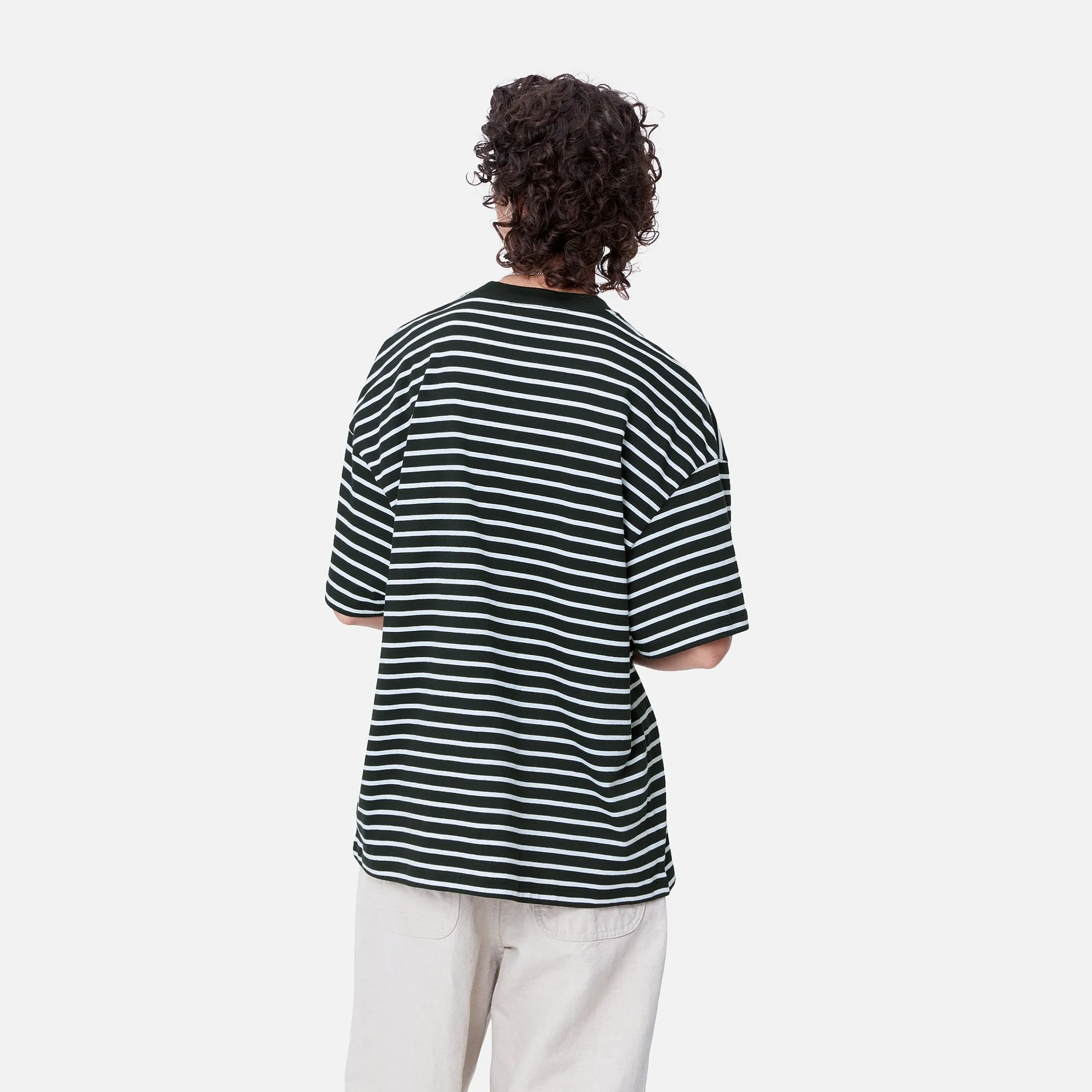 T-Shirts>Carhartt WIP W' S/S Bryna T-Shirt Bryna Stripe, Black / White