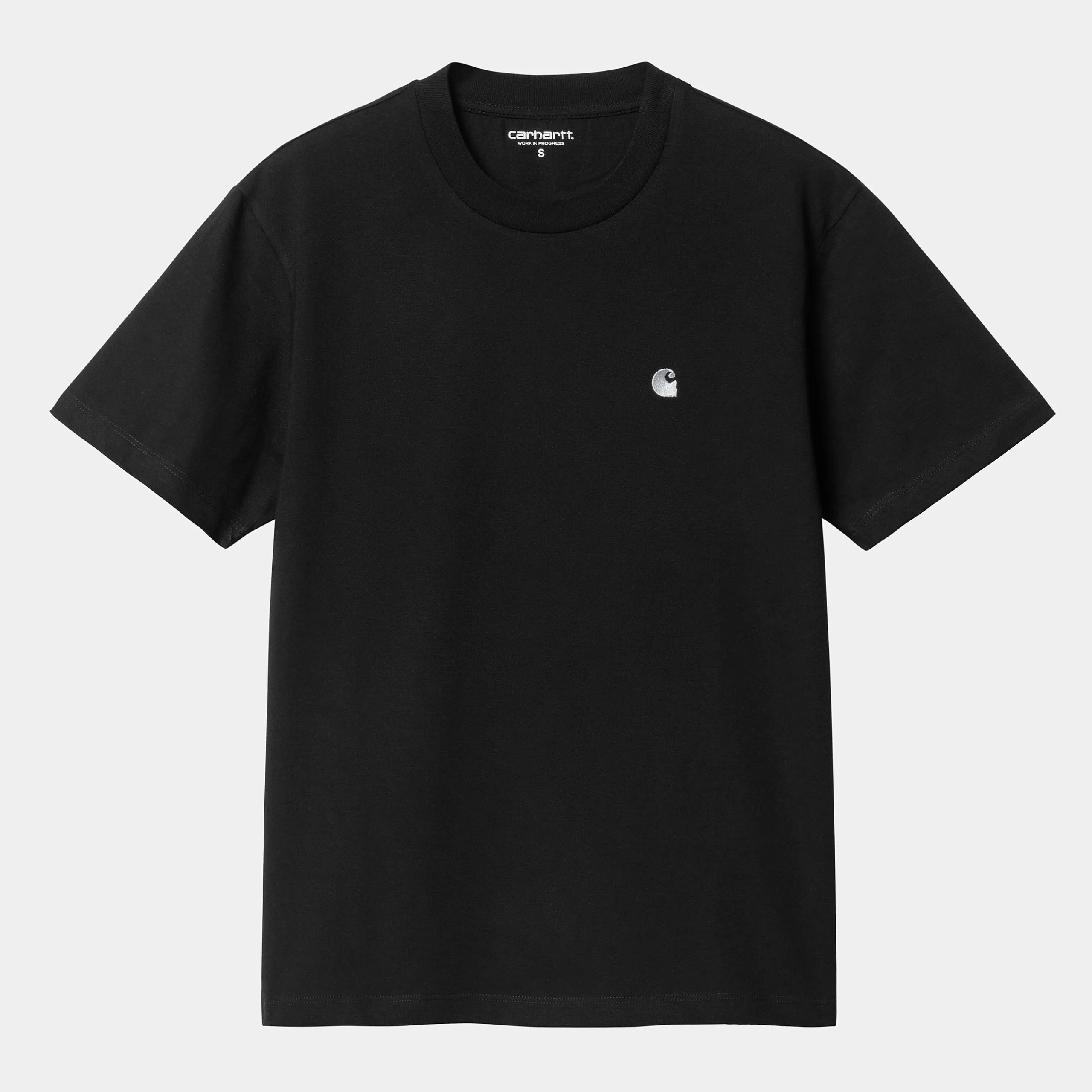T-Shirts>Carhartt WIP W' S/S Casey T-Shirt Black / Silver