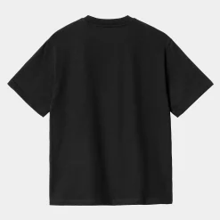 T-Shirts>Carhartt WIP W' S/S Chase T-Shirt Black / Gold