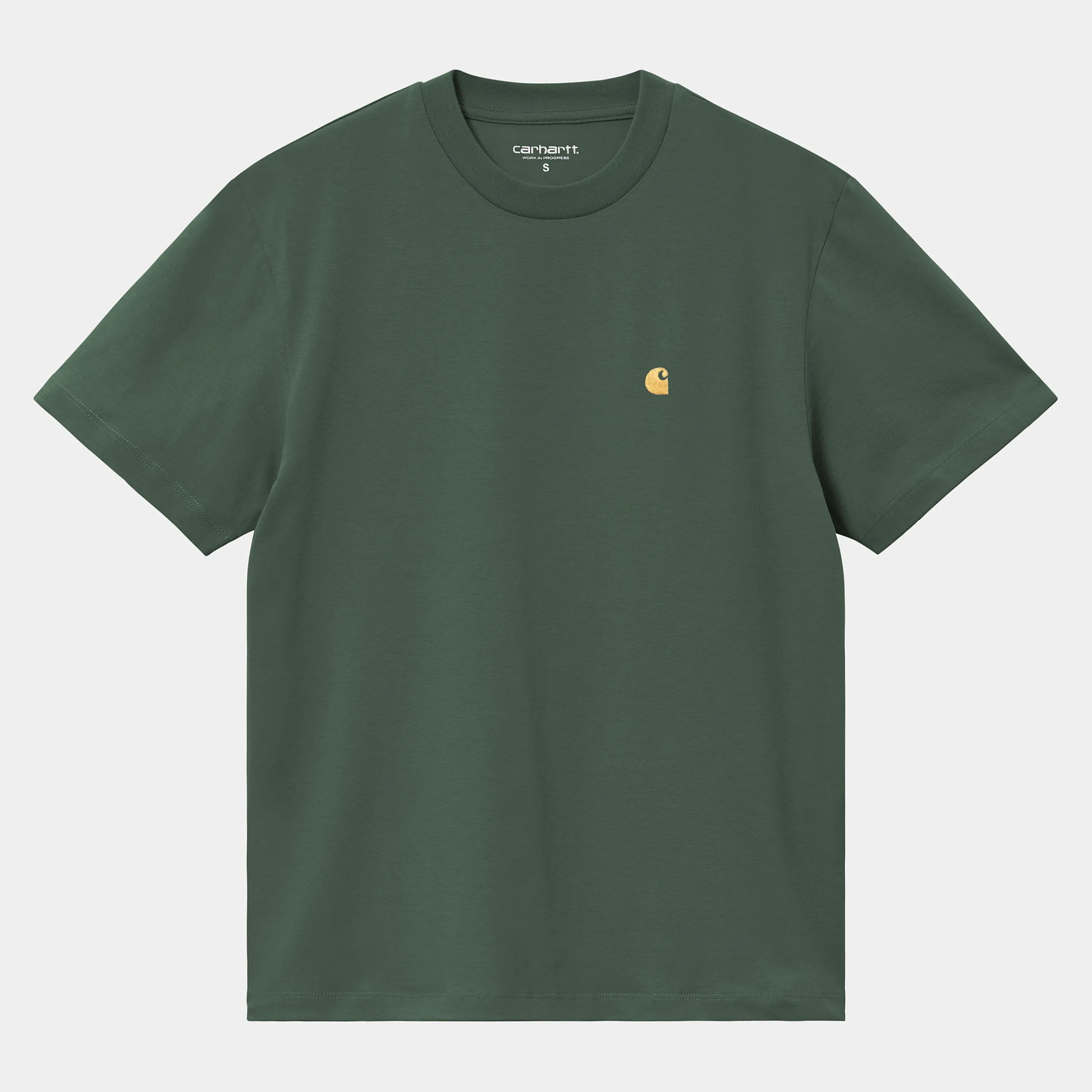 T-Shirts>Carhartt WIP W' S/S Chase T-Shirt Sycamore Tree / Gold