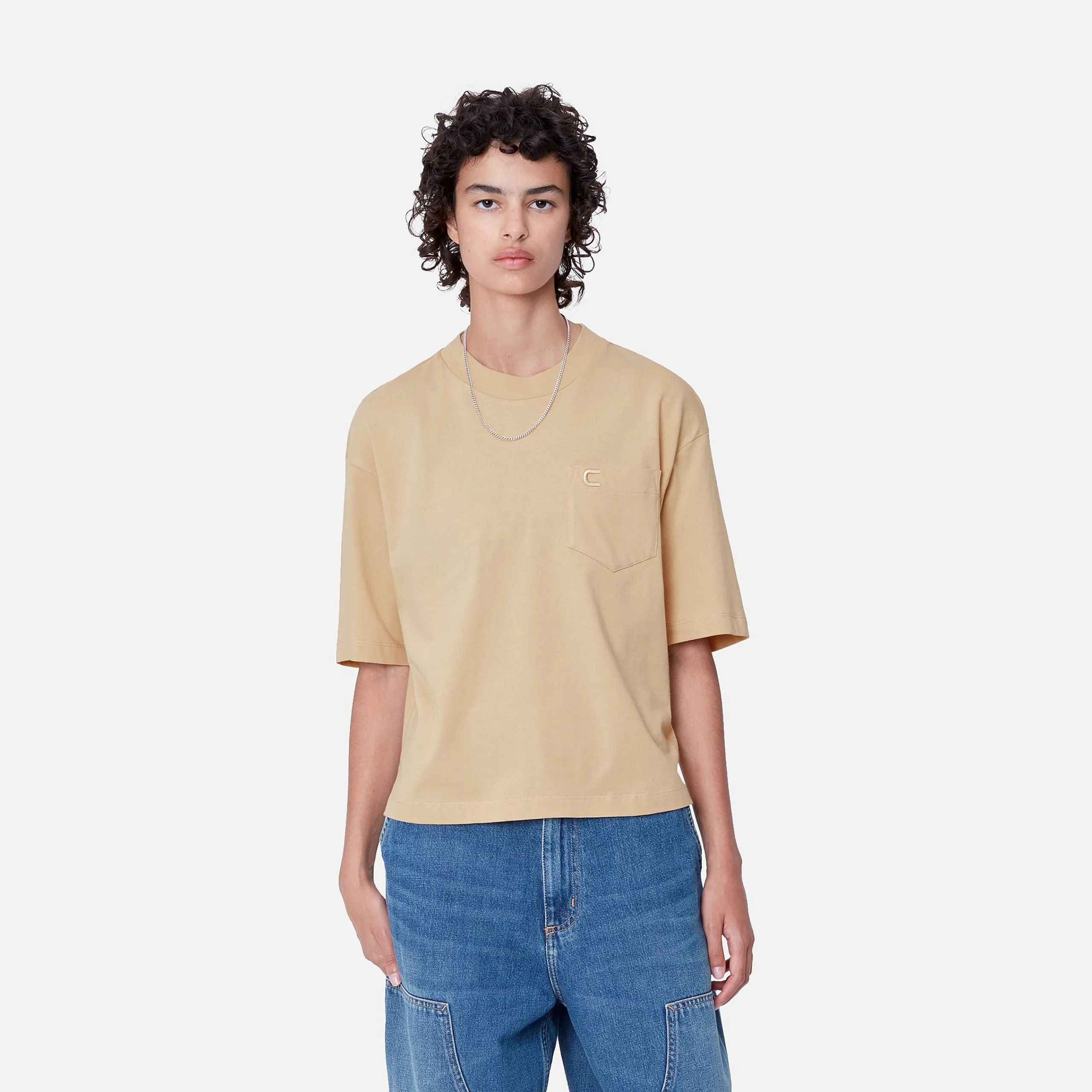 T-Shirts>Carhartt WIP W' S/S Colber T-Shirt Cornsilk