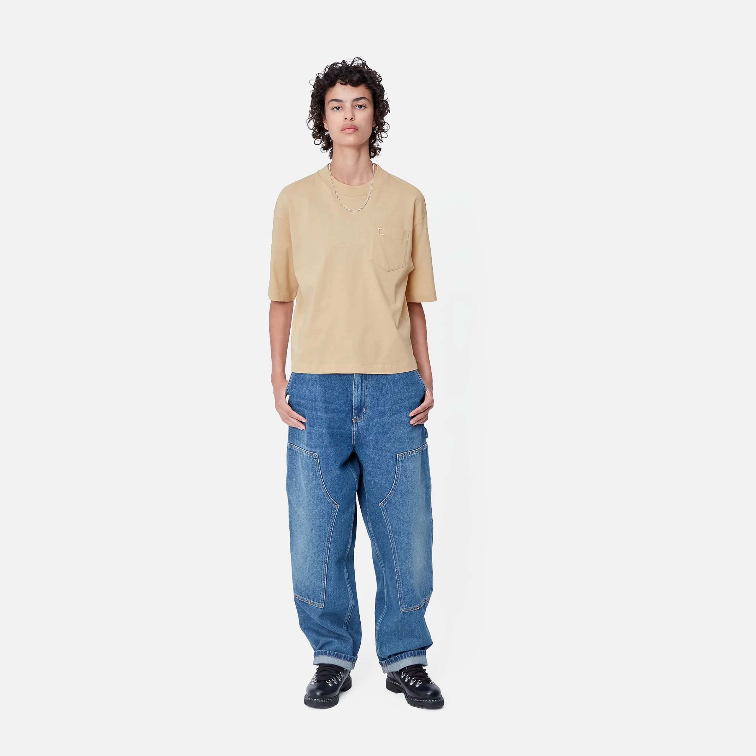 T-Shirts>Carhartt WIP W' S/S Colber T-Shirt Cornsilk