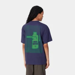 T-Shirts>Carhartt WIP W' S/S Do Not Disturb T-Shirt Aura / Green