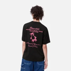 T-Shirts>Carhartt WIP W' S/S Exchange T-Shirt Black / Pink