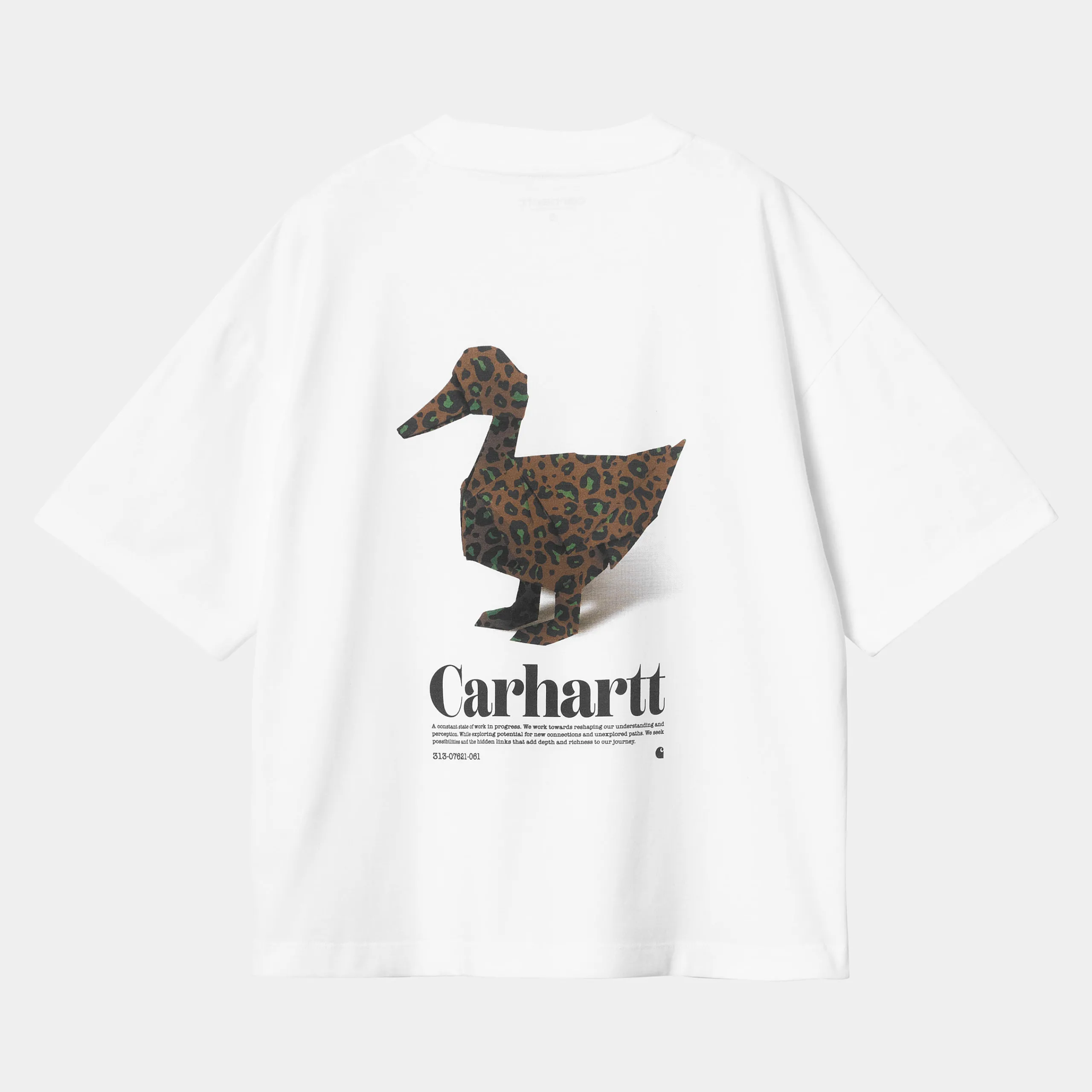 T-Shirts>Carhartt WIP W' S/S Fold Leo T-Shirt White