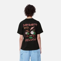 T-Shirts>Carhartt WIP W' S/S Gelato T-Shirt Black