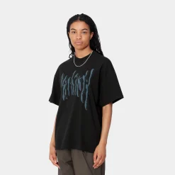 T-Shirts>Carhartt WIP W' S/S Goo T-Shirt Black / Grey