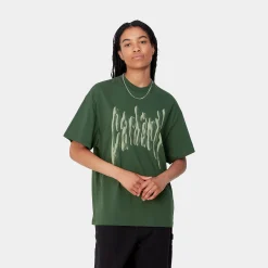 T-Shirts>Carhartt WIP W' S/S Goo T-Shirt Sycamore Tree / Green