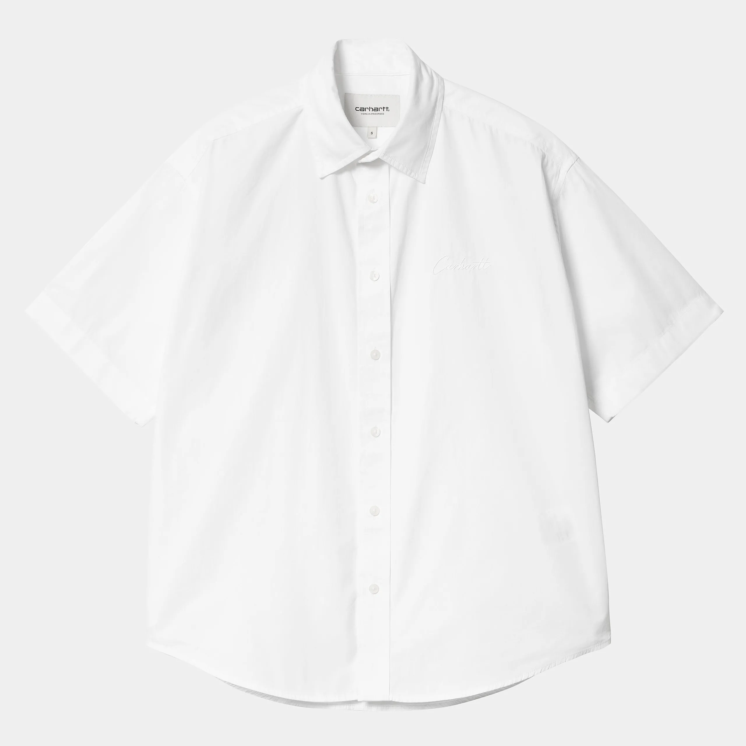 Hemden>Carhartt WIP W' S/S Jaxon Shirt White / White