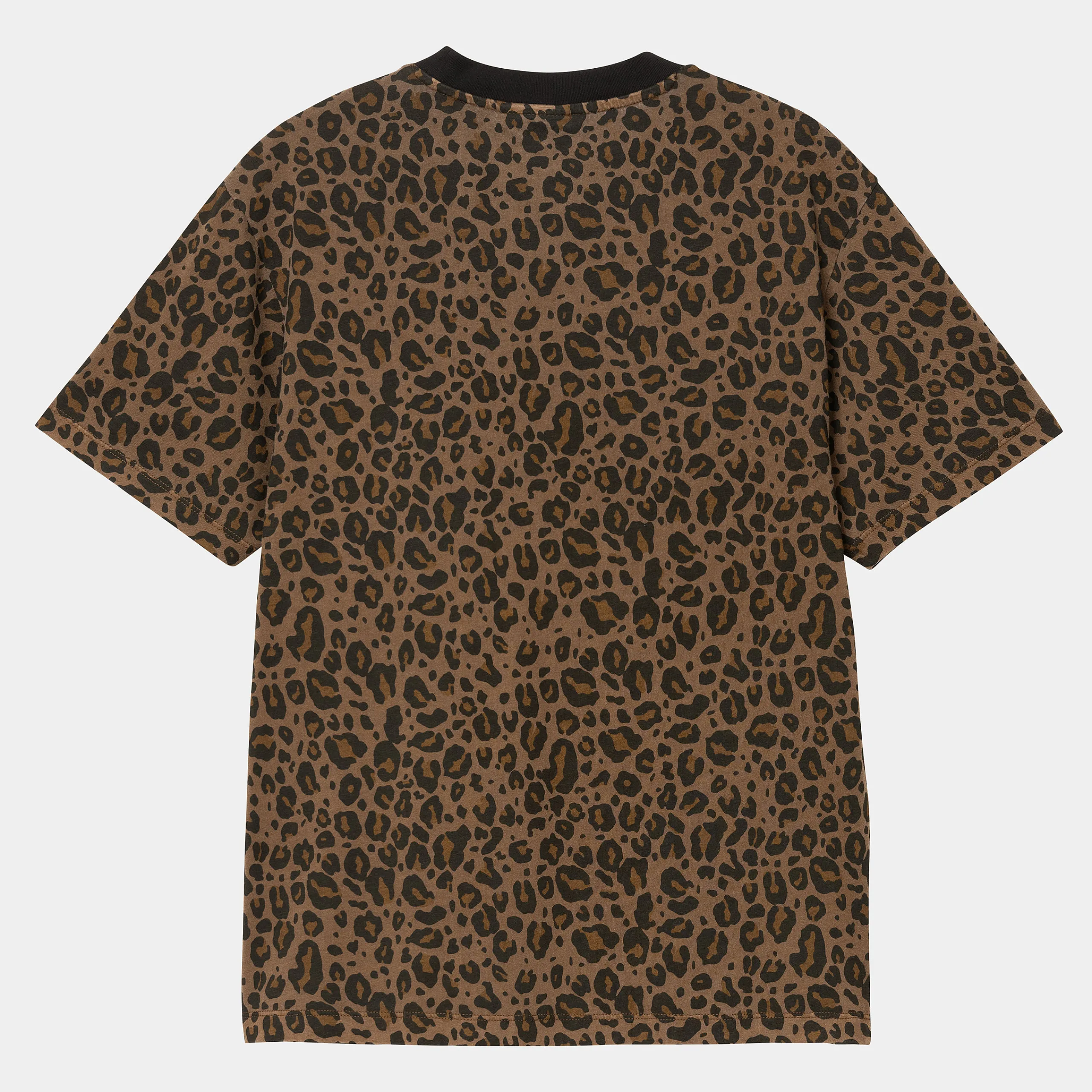 T-Shirts>Carhartt WIP W' S/S Leo Pocket T-Shirt Camo Leo, Tamarind
