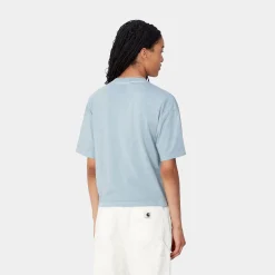 T-Shirts>Carhartt WIP W' S/S Nelson T-Shirt Dusty Ice