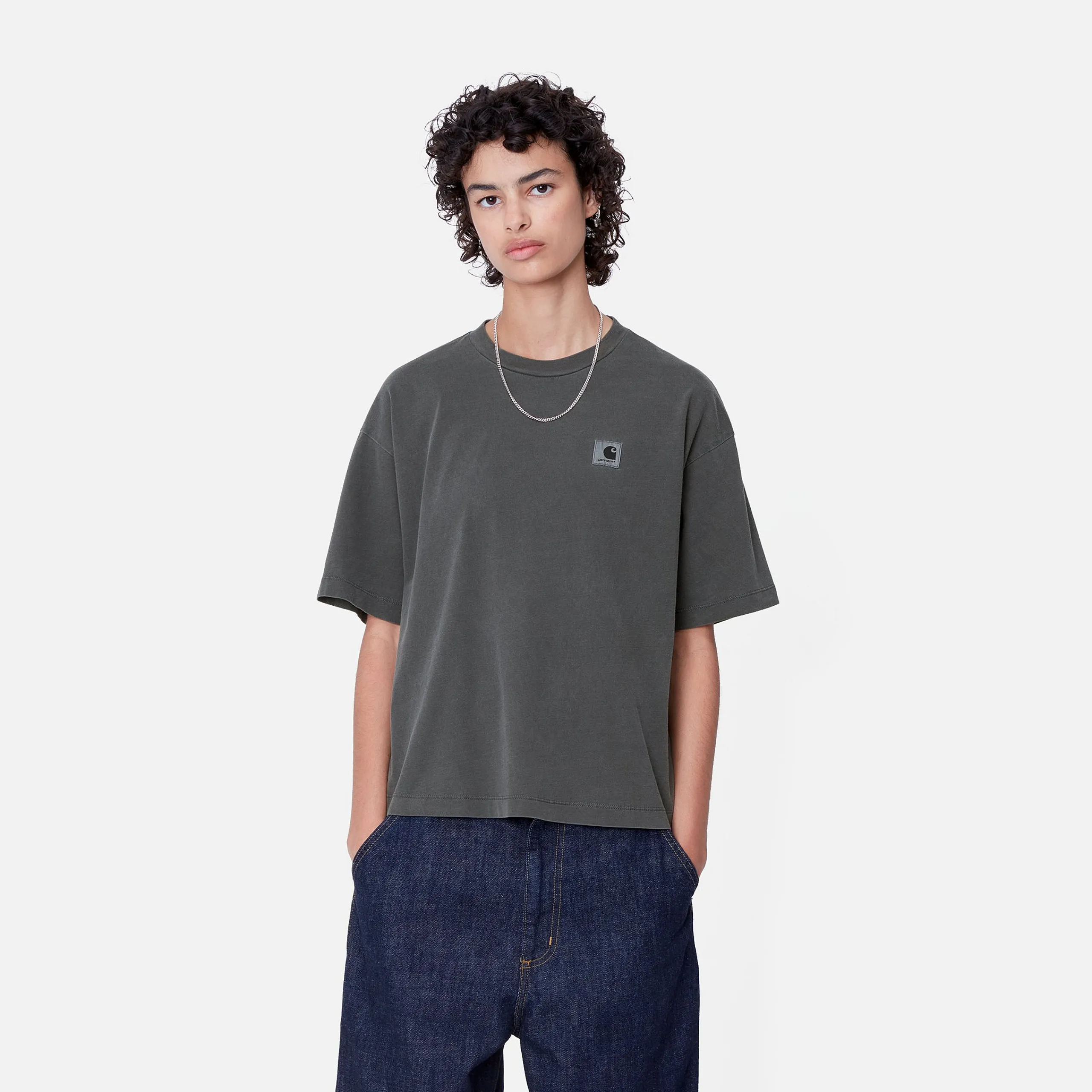 T-Shirts>Carhartt WIP W' S/S Nelson T-Shirt Graphite