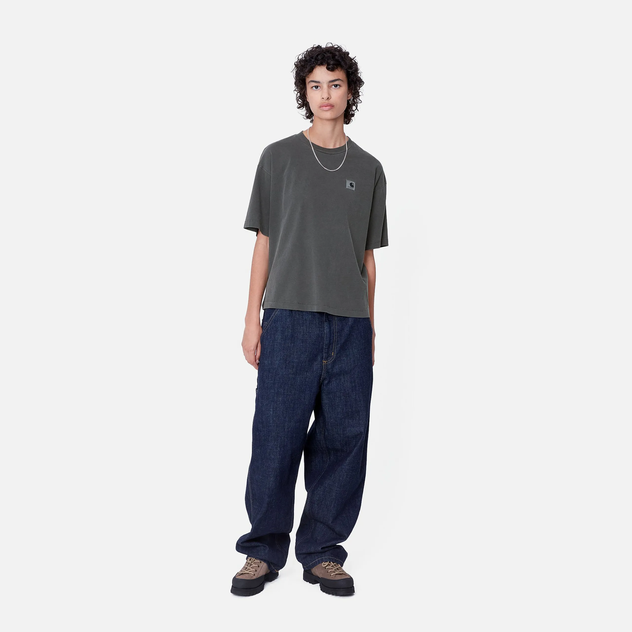 T-Shirts>Carhartt WIP W' S/S Nelson T-Shirt Graphite