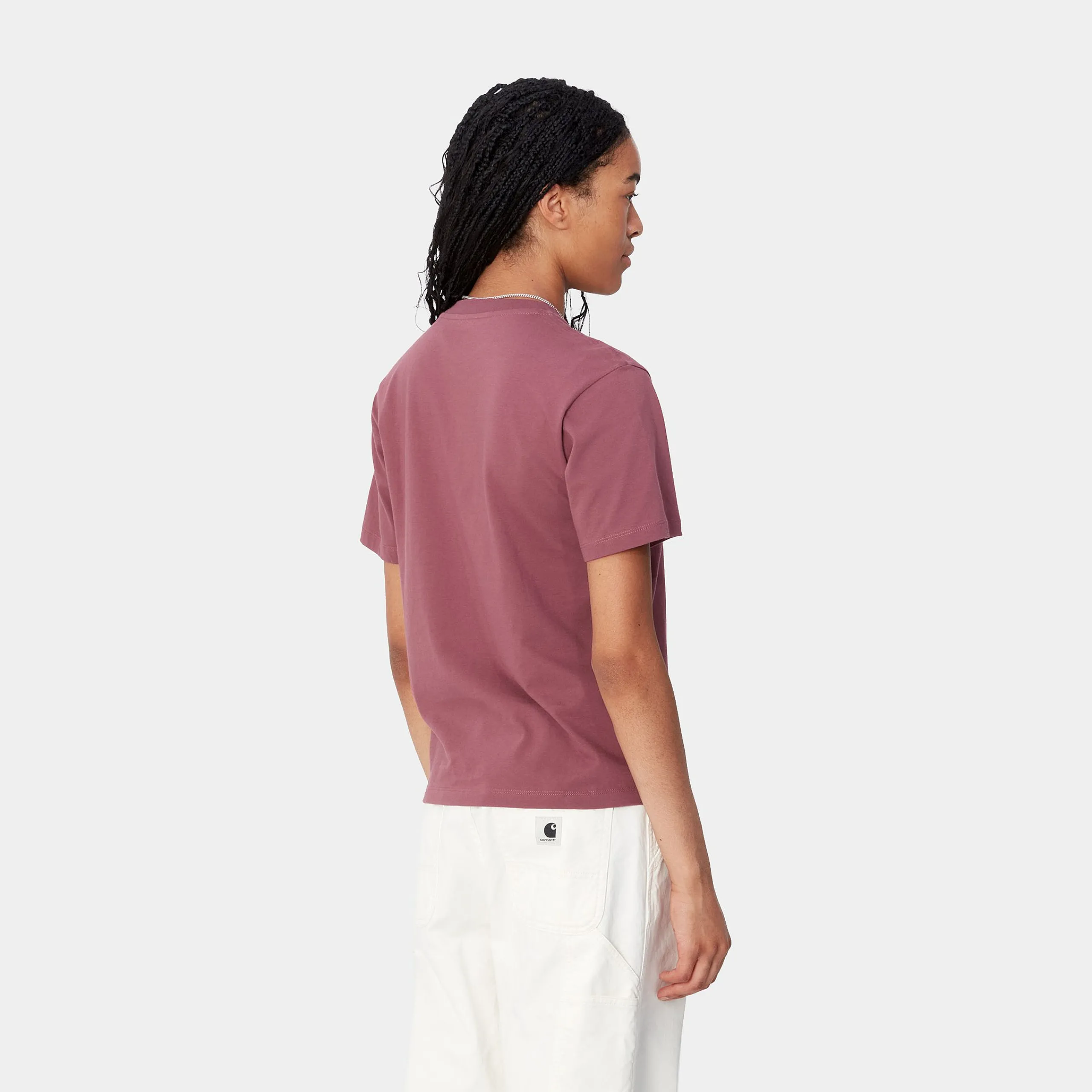 T-Shirts>Carhartt WIP W' S/S Pocket T-Shirt Dusty Fuchsia