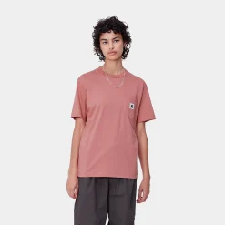 T-Shirts>Carhartt WIP W' S/S Pocket T-Shirt Dusty Rose