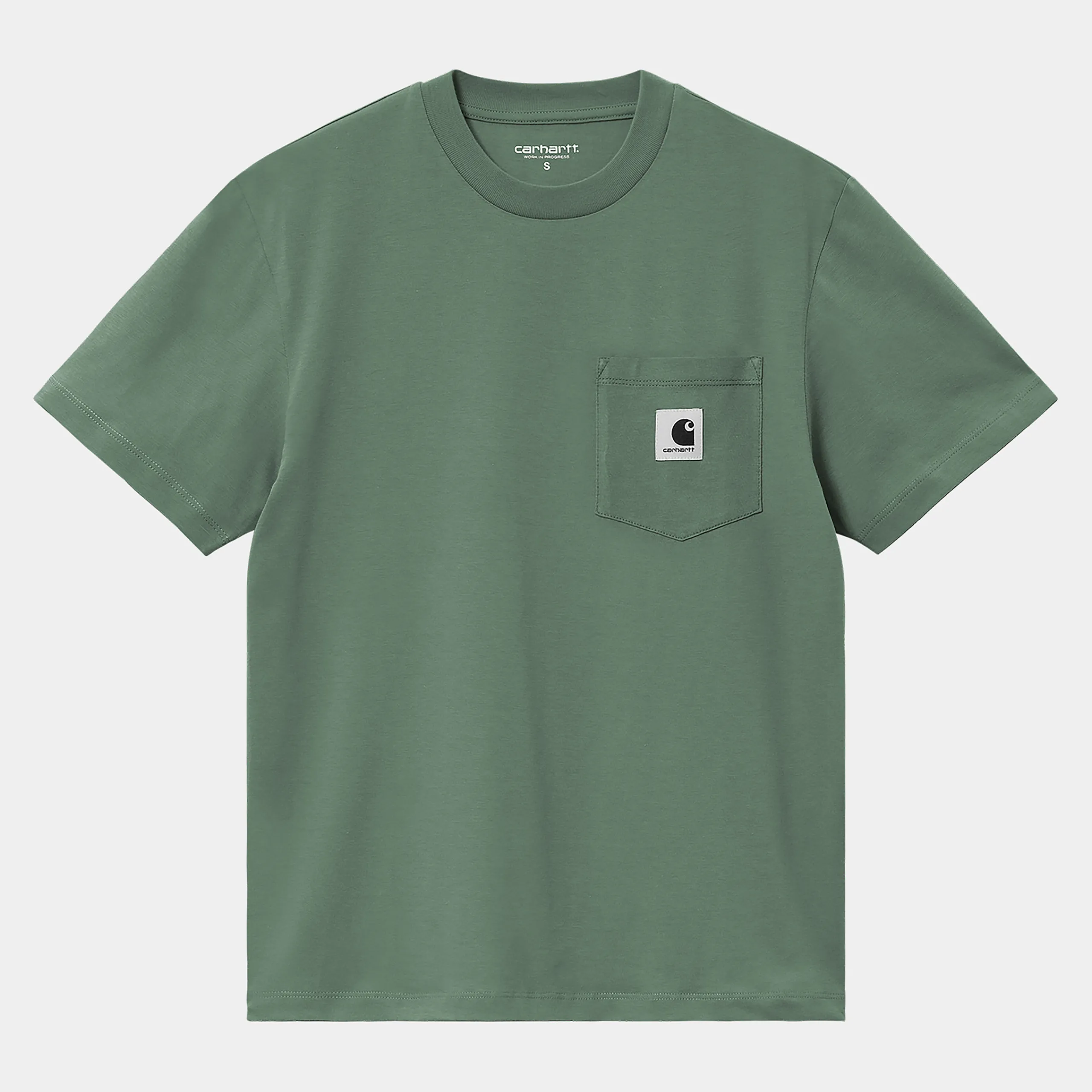 T-Shirts>Carhartt WIP W' S/S Pocket T-Shirt Duck Green