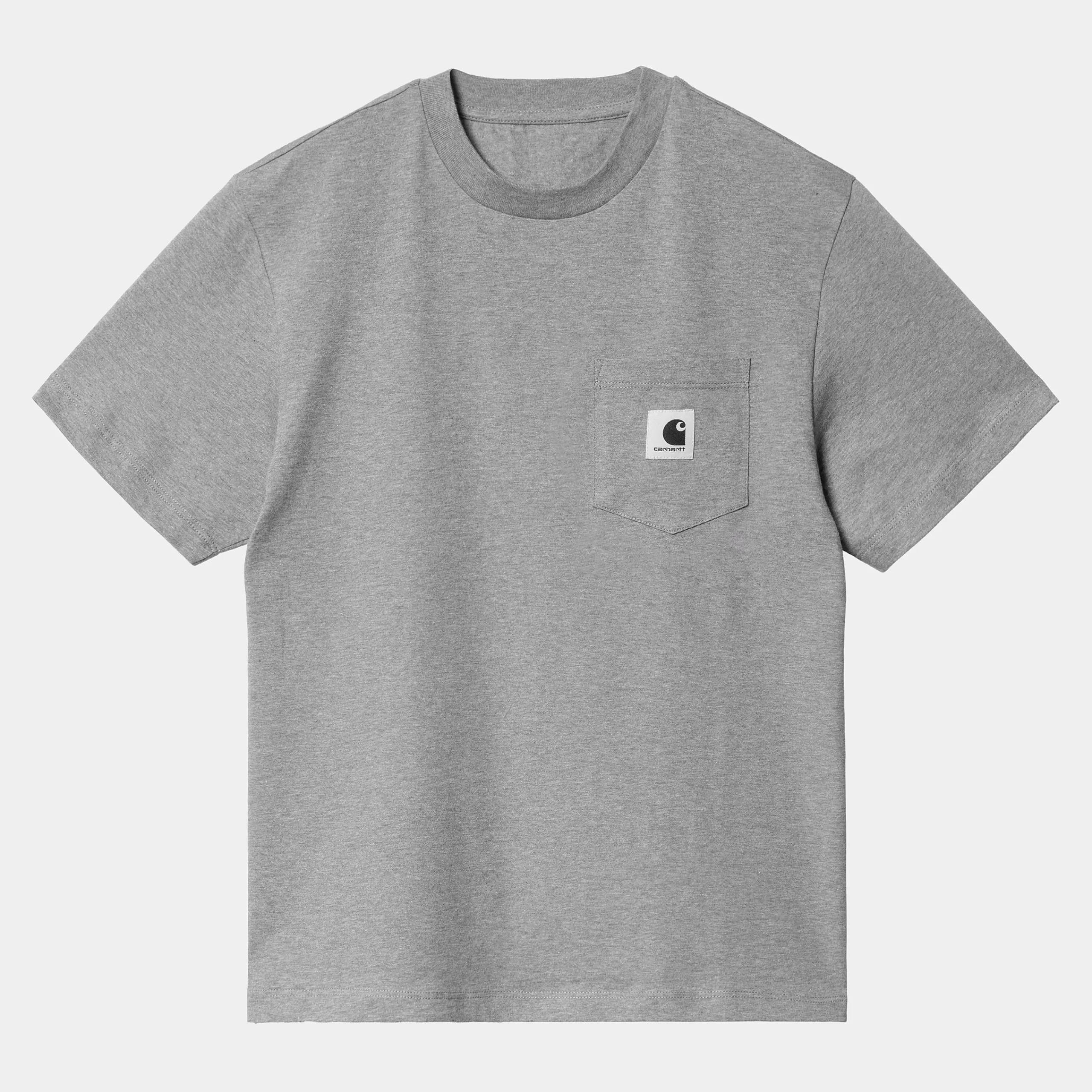 T-Shirts>Carhartt WIP W' S/S Pocket T-Shirt Grey Heather