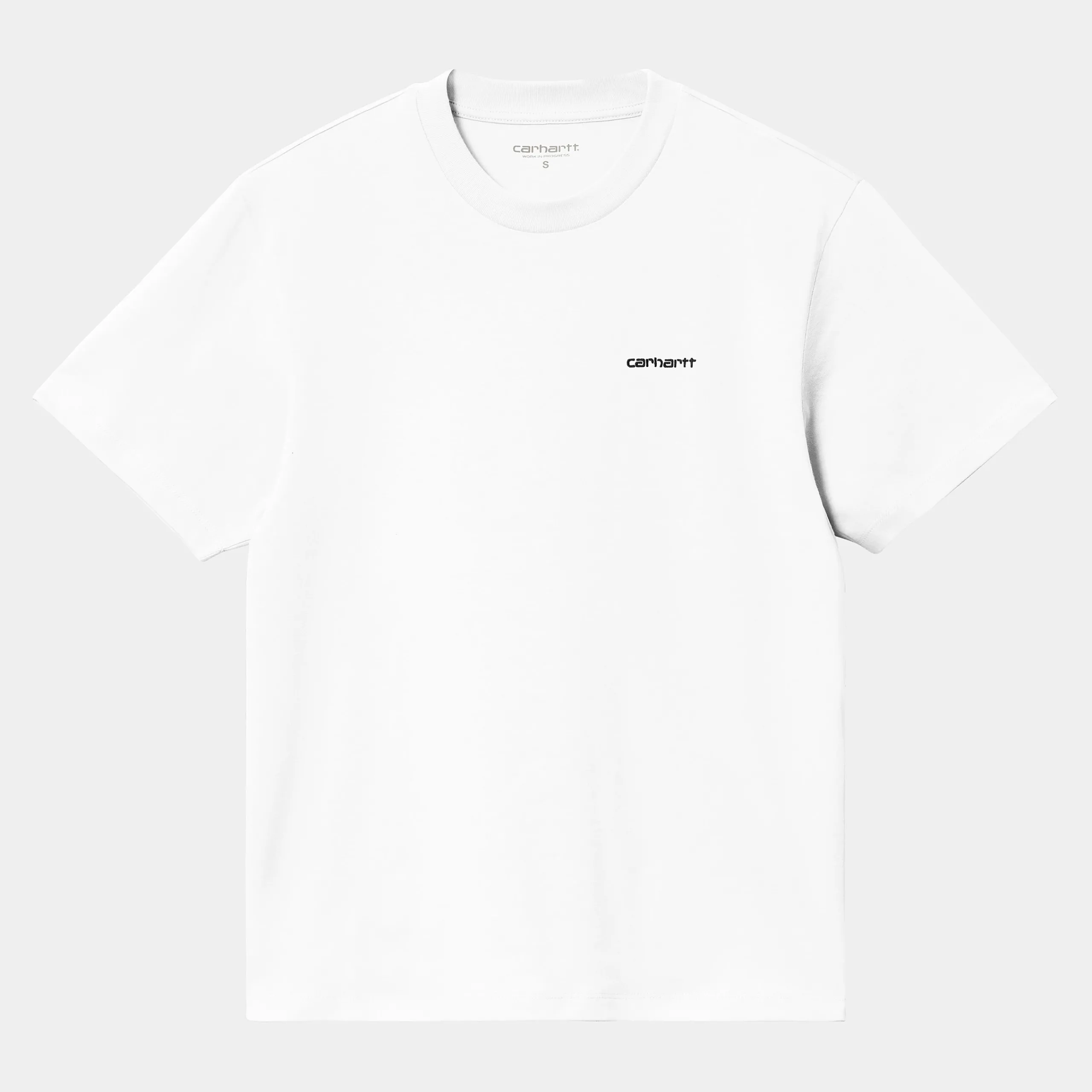 T-Shirts>Carhartt WIP W' S/S Script Embroidery T-Shirt White / Black