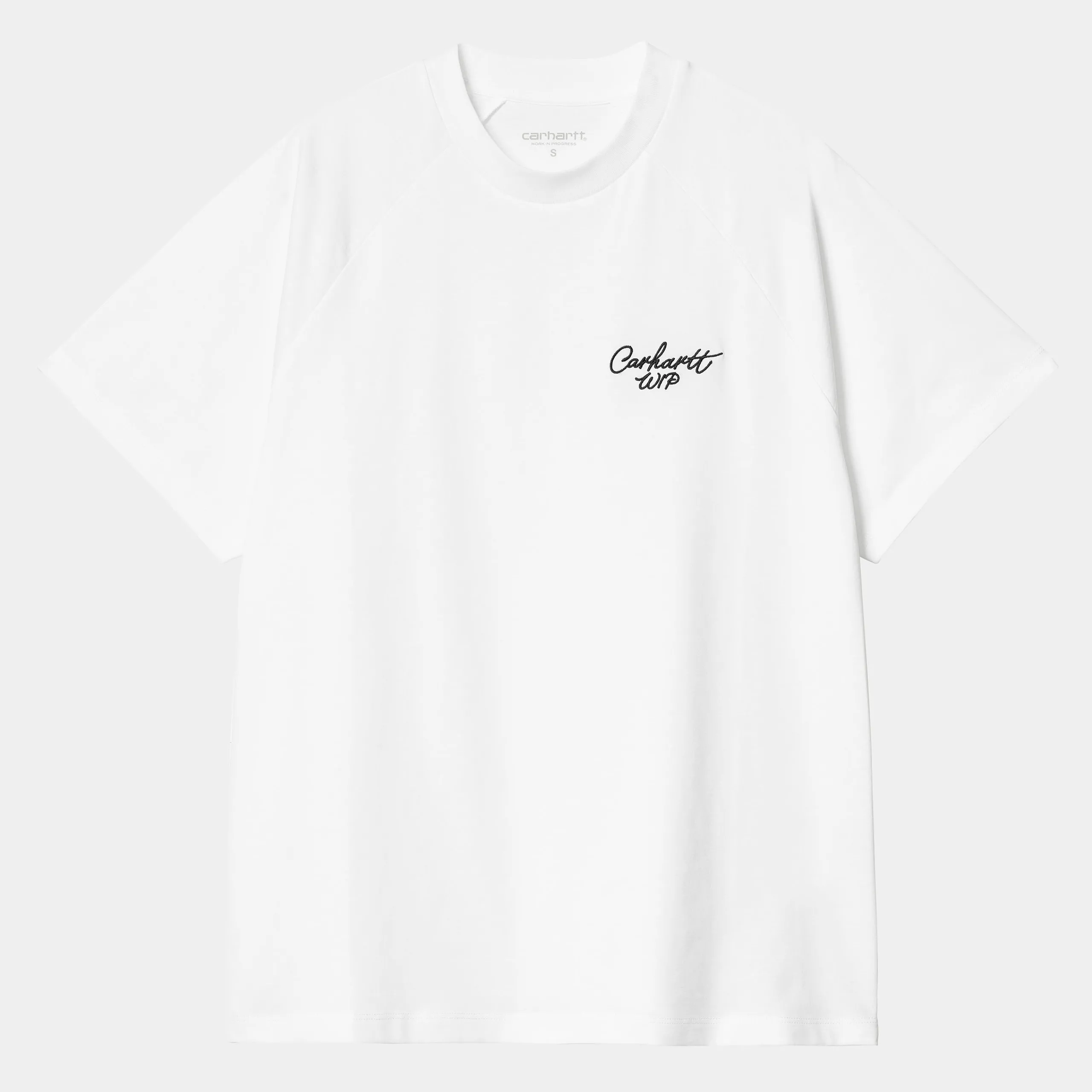 T-Shirts>Carhartt WIP W' S/S Signature T-Shirt White / Black