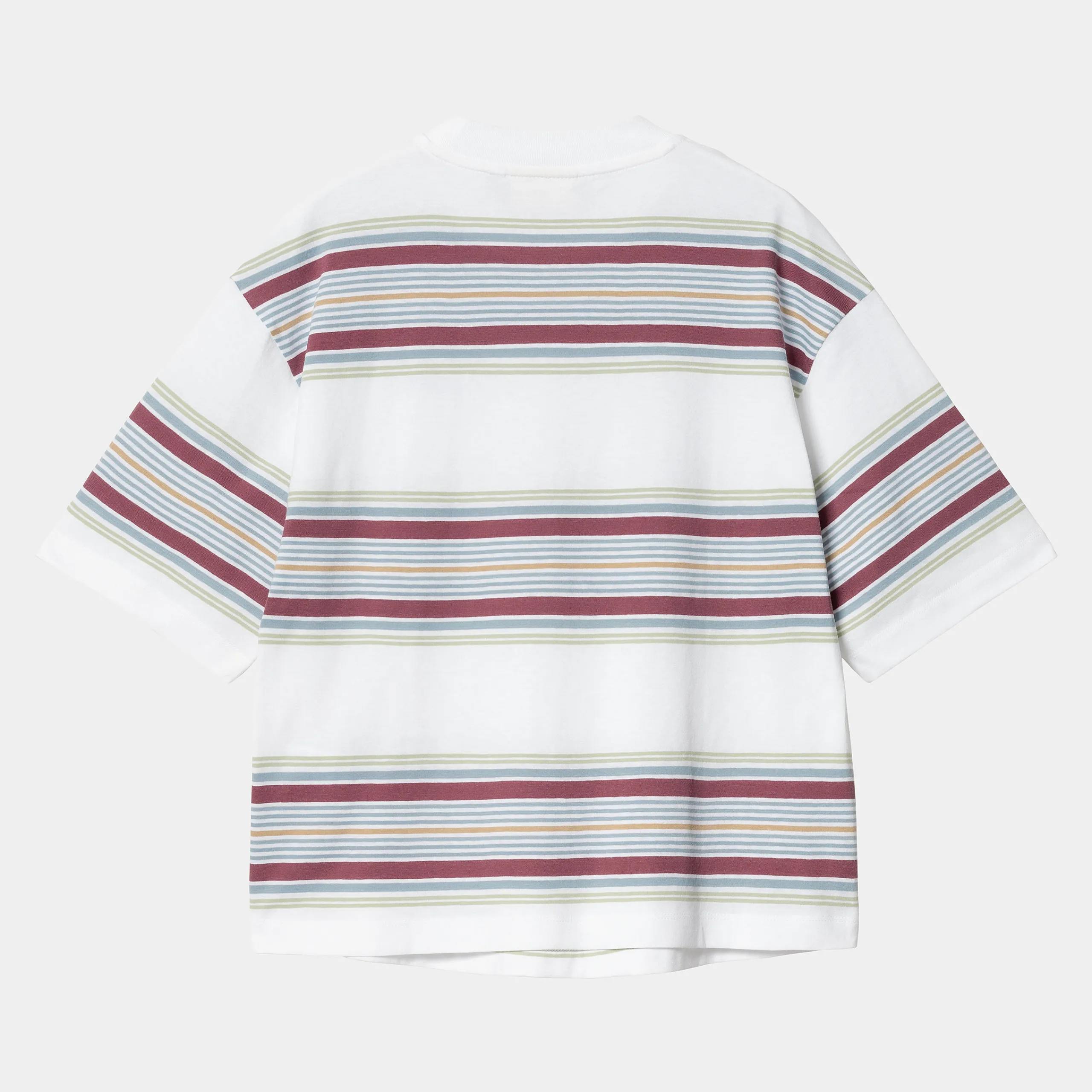 T-Shirts>Carhartt WIP W' S/S Snyder T-Shirt Snyder Stripe, White
