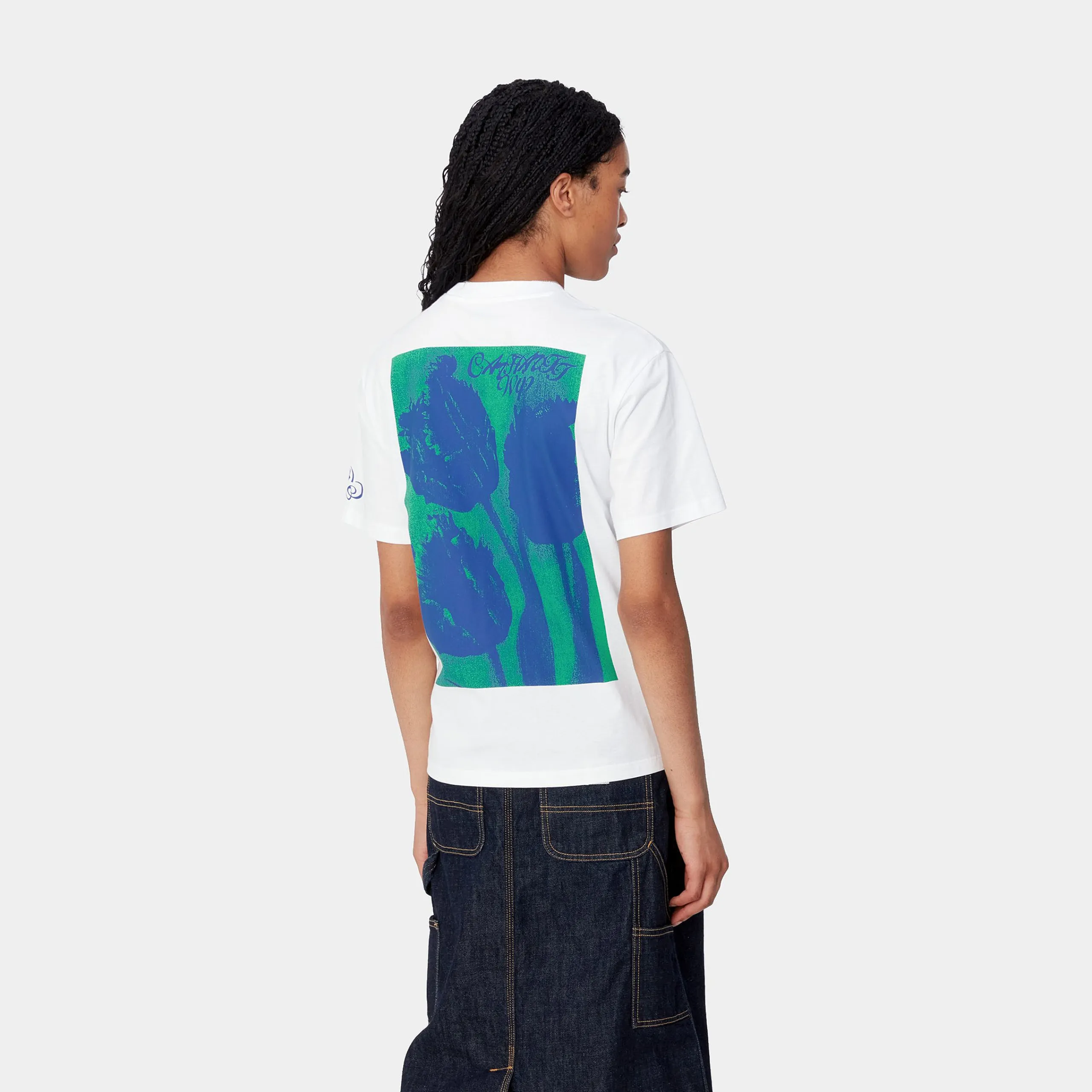 T-Shirts>Carhartt WIP W' S/S Tulip T-Shirt White