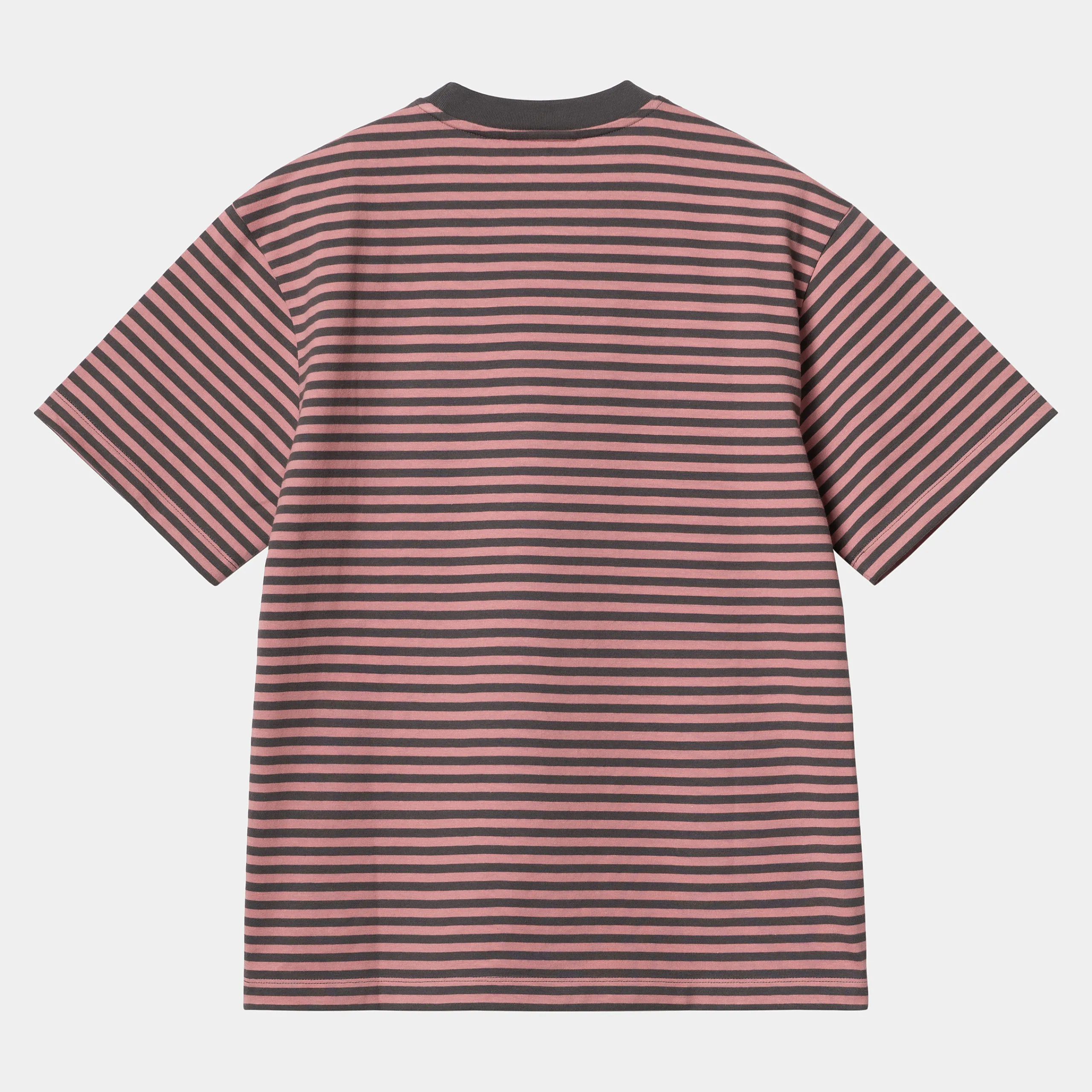 T-Shirts>Carhartt WIP W' S/S Verner T-Shirt Verner Stripe, Graphite / Dusty Rose