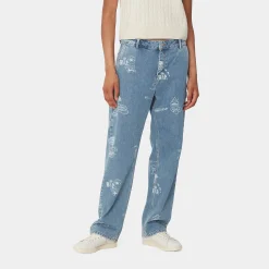 Hosen>Carhartt WIP W' Stamp Pant Stamp Print, Blue