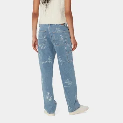Hosen>Carhartt WIP W' Stamp Pant Stamp Print, Blue