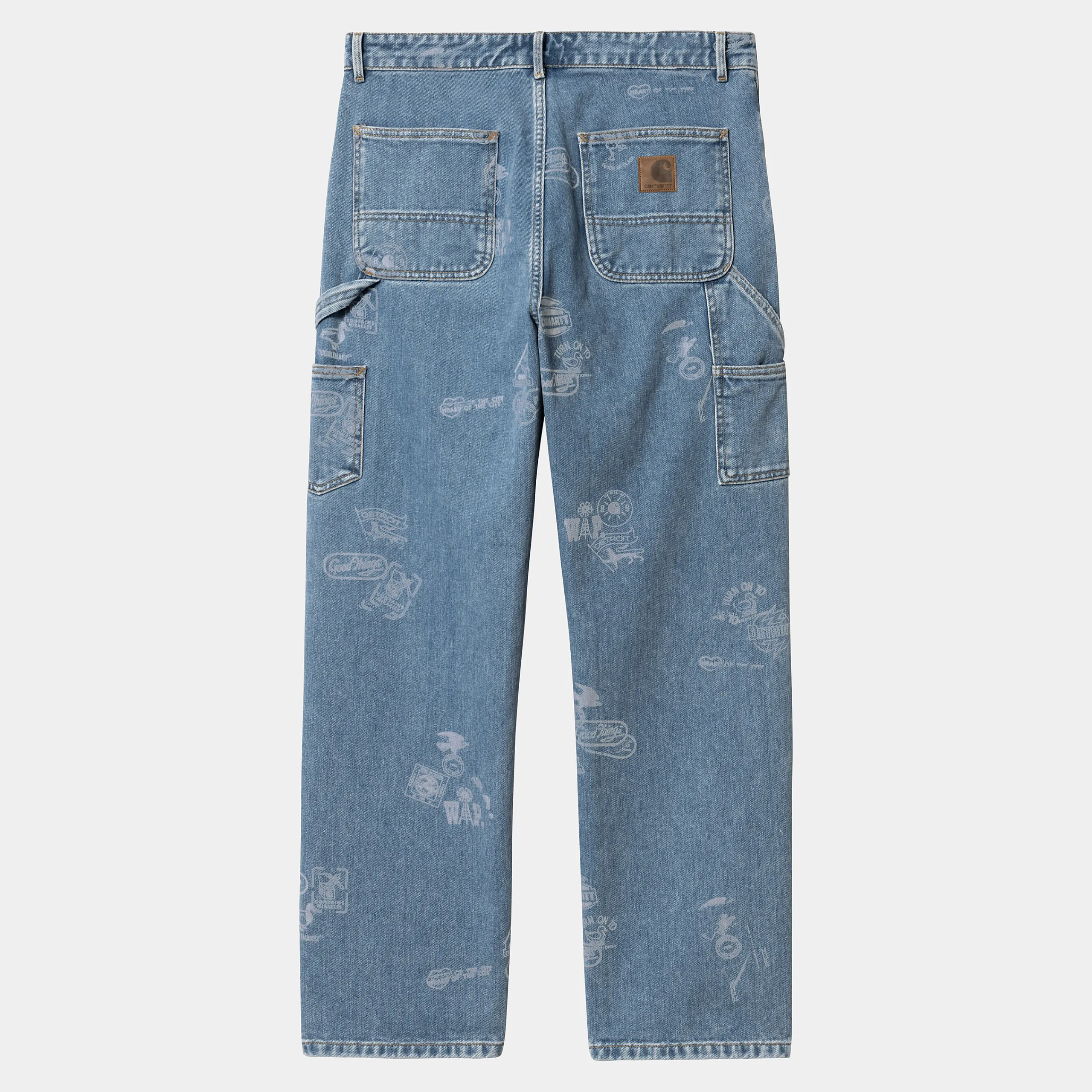 Hosen>Carhartt WIP W' Stamp Pant Stamp Print, Blue