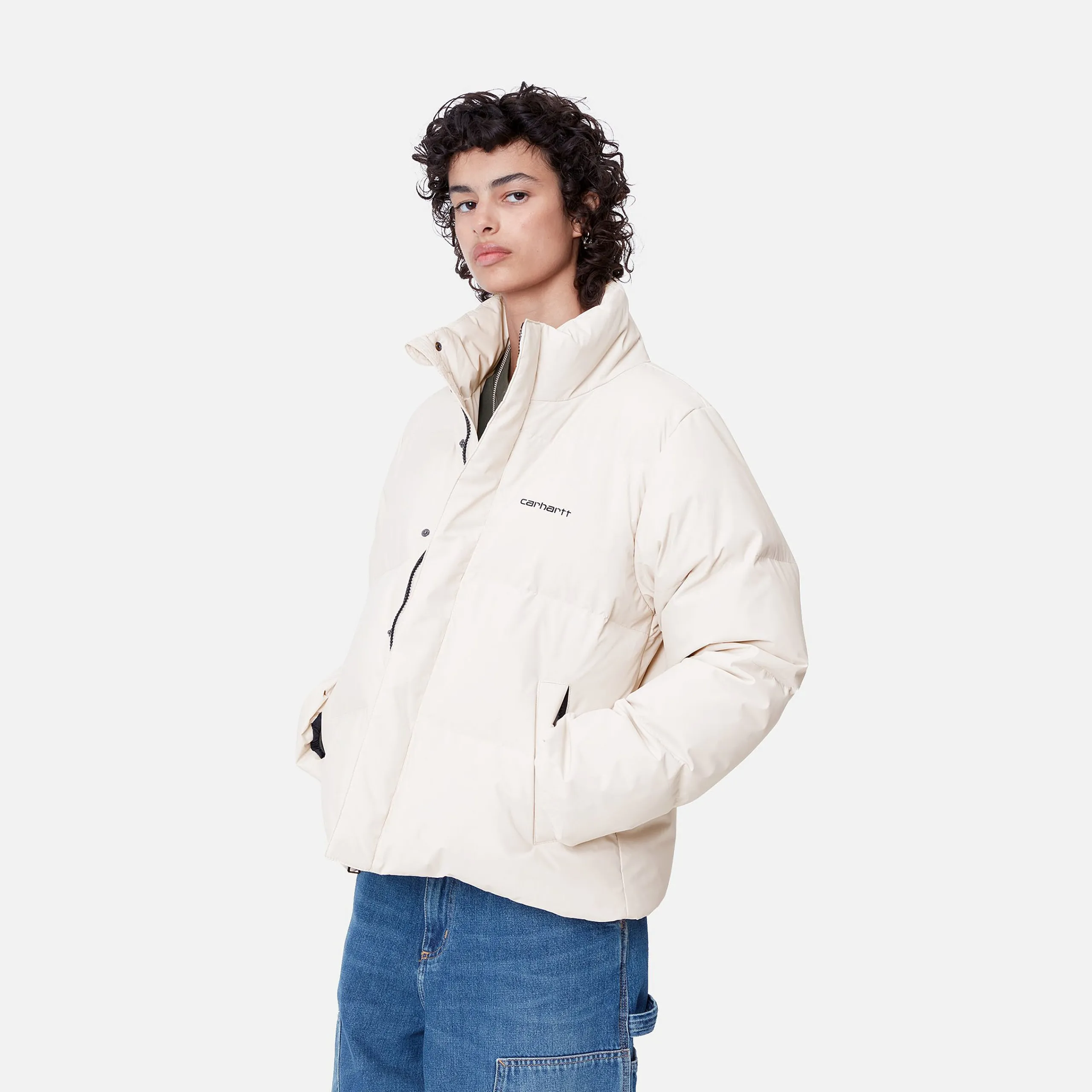 Jacken>Carhartt WIP W' Yanie Jacket Moonbeam / Black