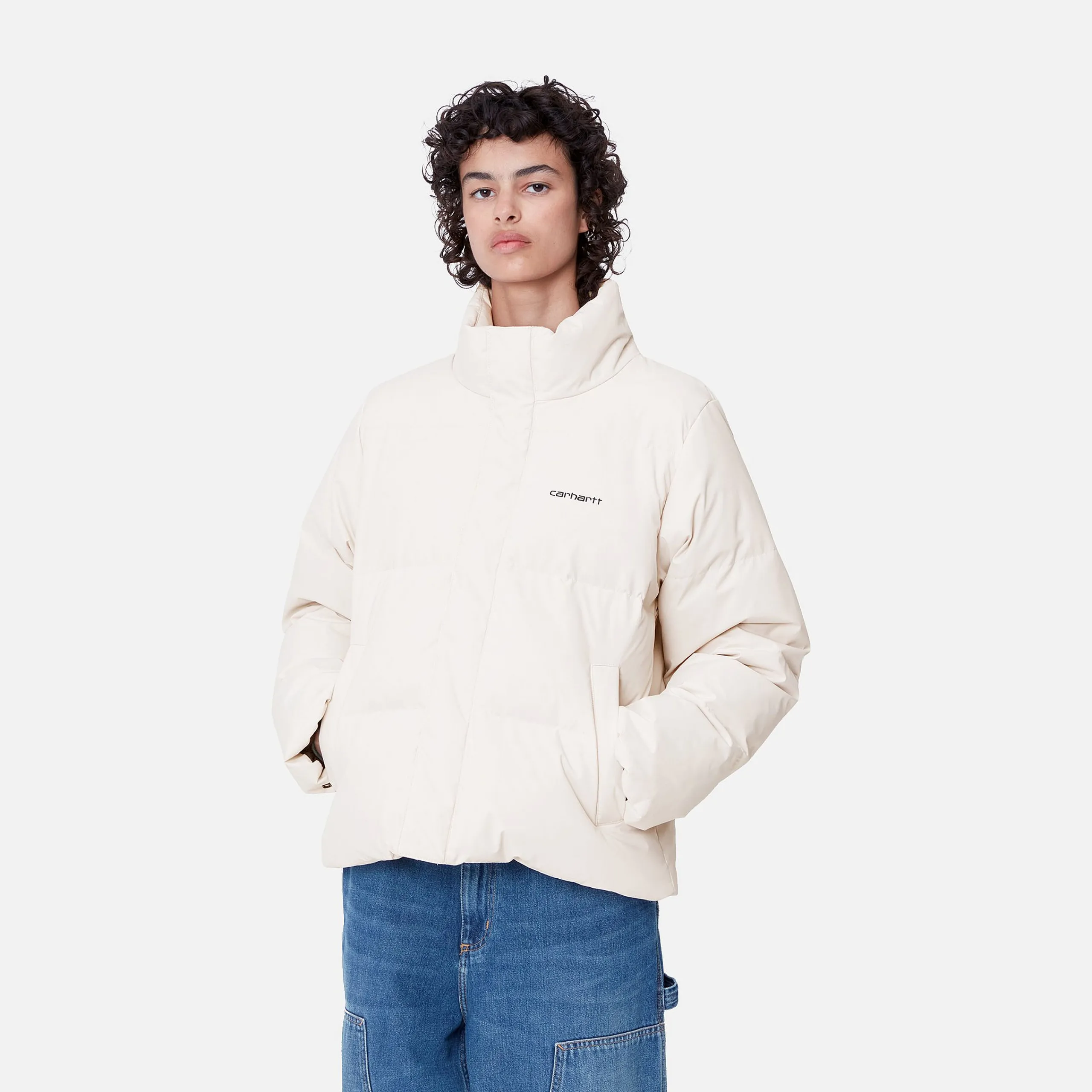 Jacken>Carhartt WIP W' Yanie Jacket Moonbeam / Black