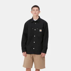Jacken & Mäntel|Hemden>Carhartt WIP Walter Shirt Jac Black