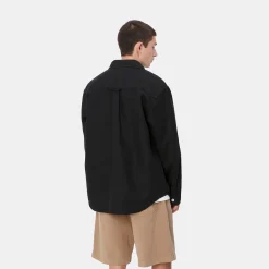 Jacken & Mäntel|Hemden>Carhartt WIP Walter Shirt Jac Black