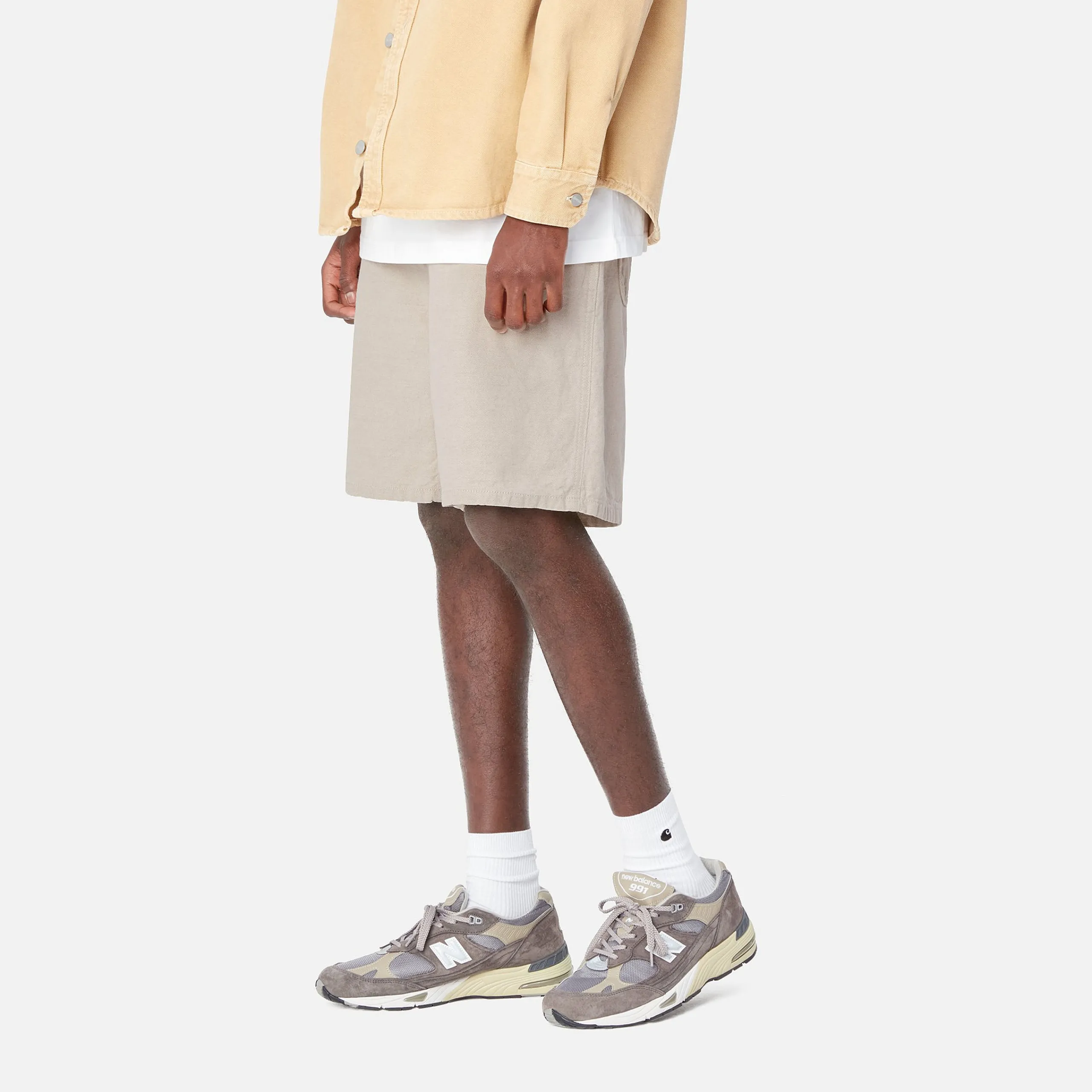 Shorts & Badehosen>Carhartt WIP Walter Single Knee Short Natural