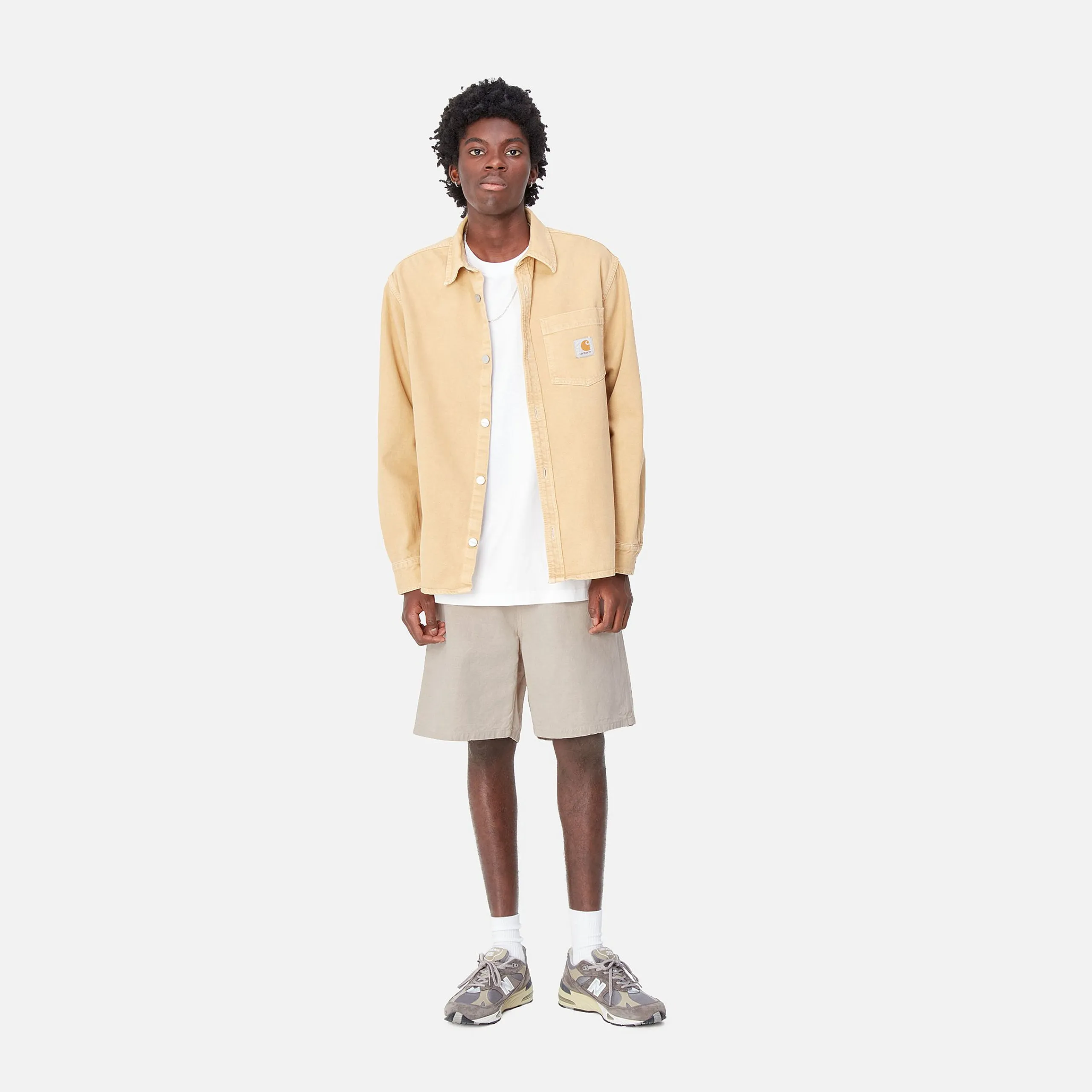Shorts & Badehosen>Carhartt WIP Walter Single Knee Short Natural