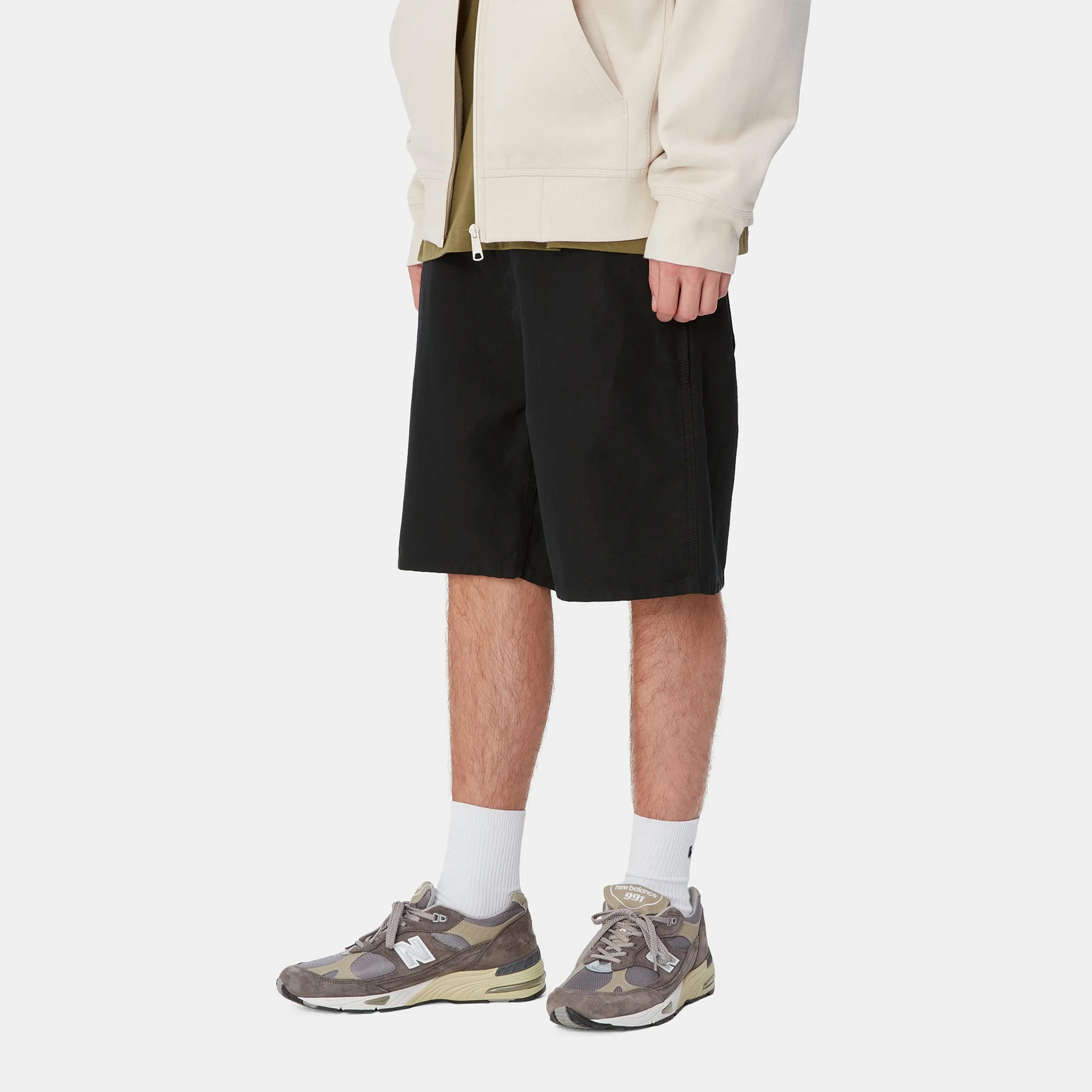 Shorts & Badehosen>Carhartt WIP Walter Single Knee Short Black
