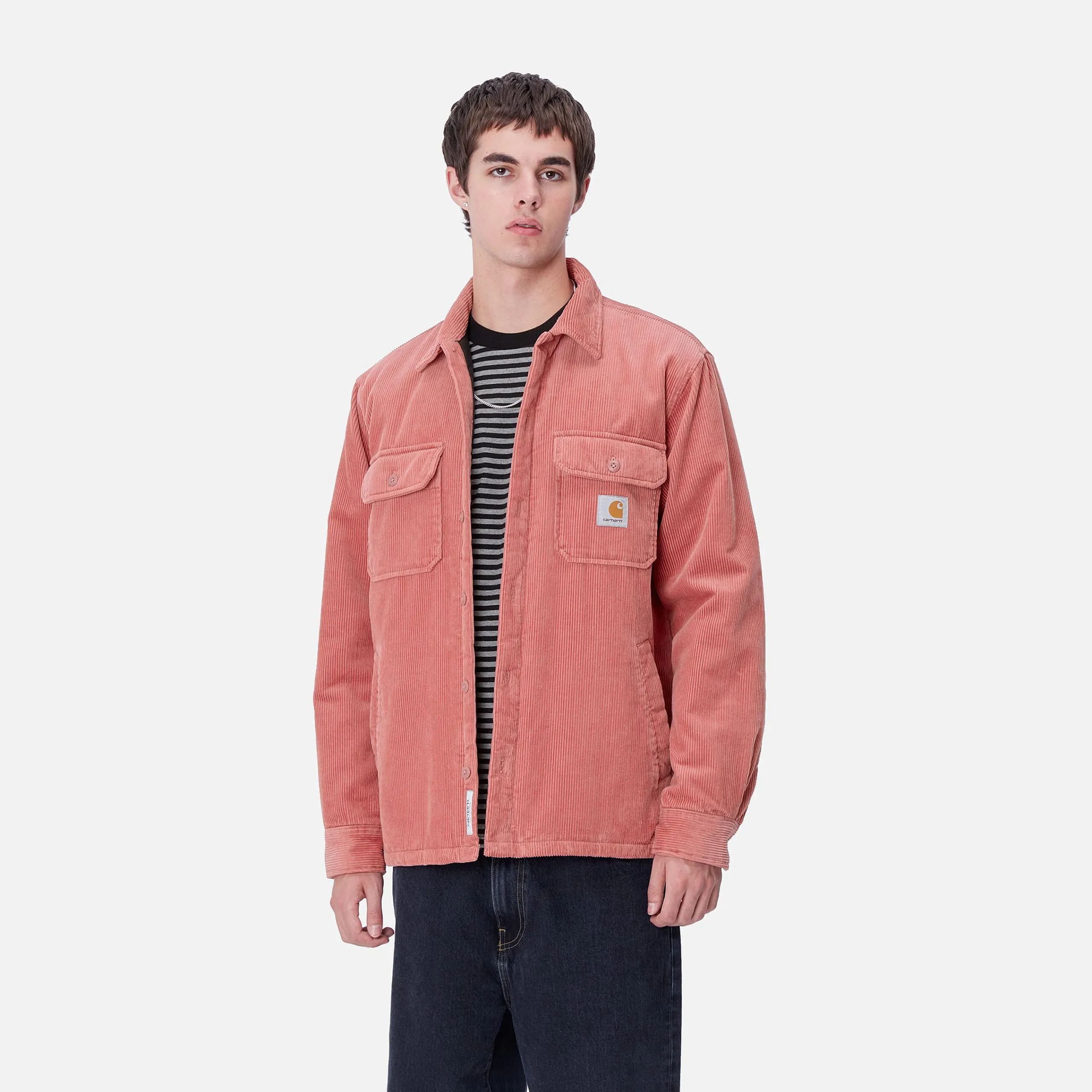 Jacken & Mäntel|Hemden>Carhartt WIP Whitsome Shirt Jac Dusty Rose