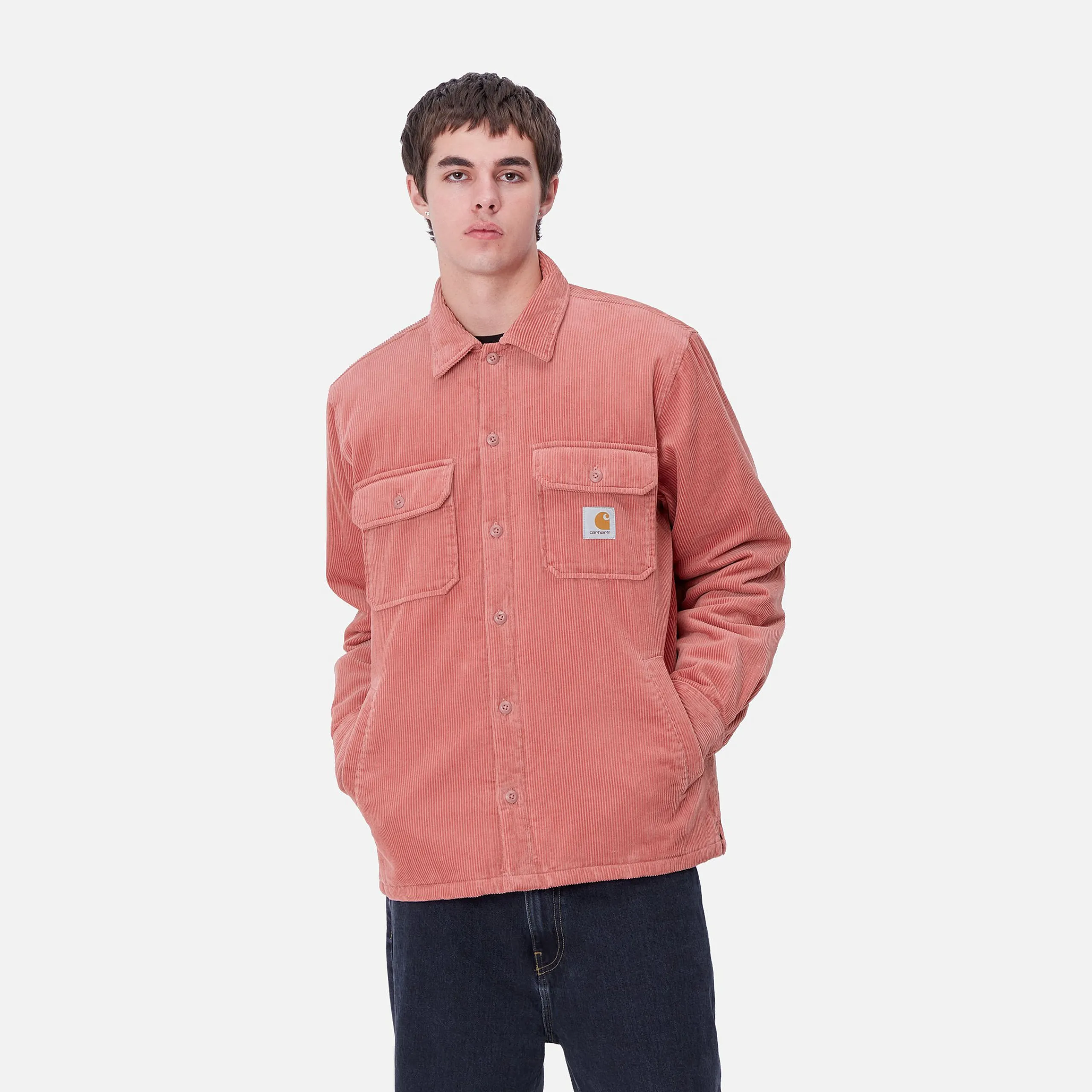 Jacken & Mäntel|Hemden>Carhartt WIP Whitsome Shirt Jac Dusty Rose