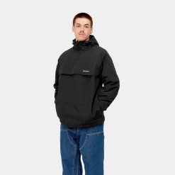 Jacken & Mäntel>Carhartt WIP Windbreaker Pullover (Winter) Black / White